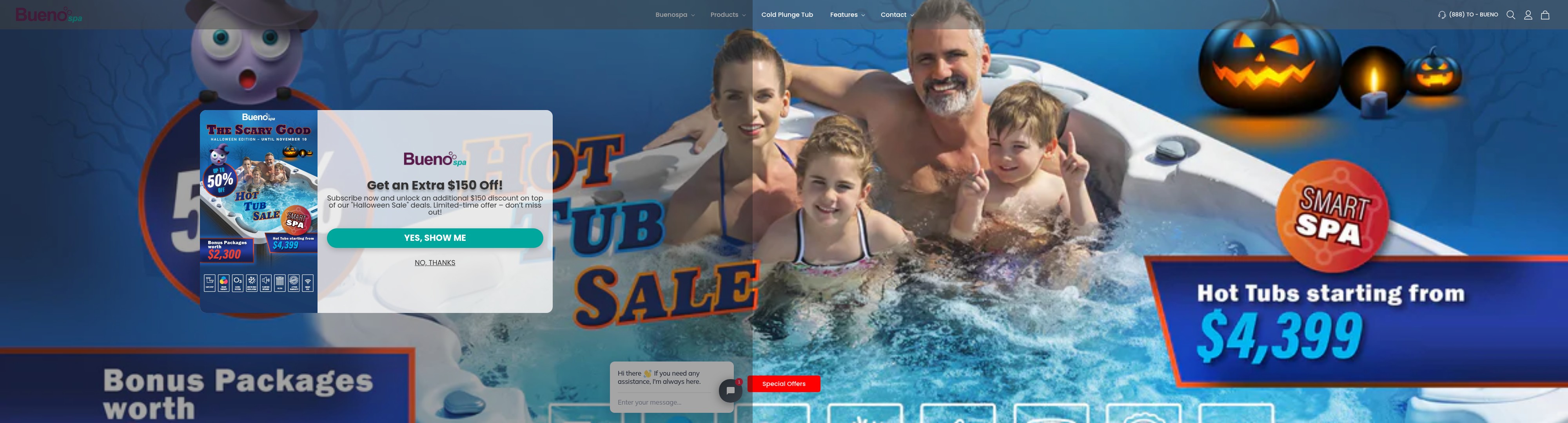 Screenshot of www.buenospa.com