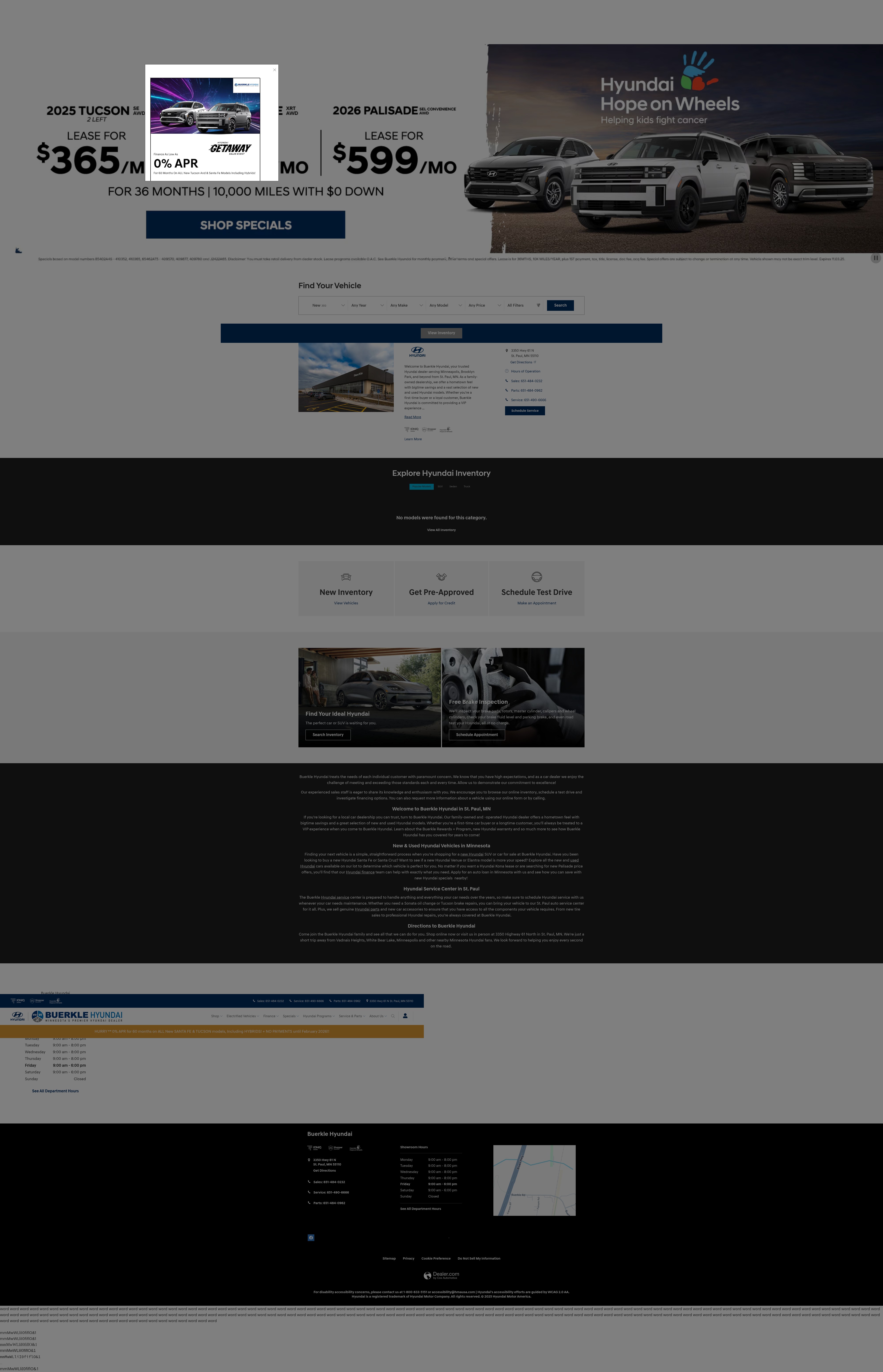Screenshot of www.buerklehyundai.com