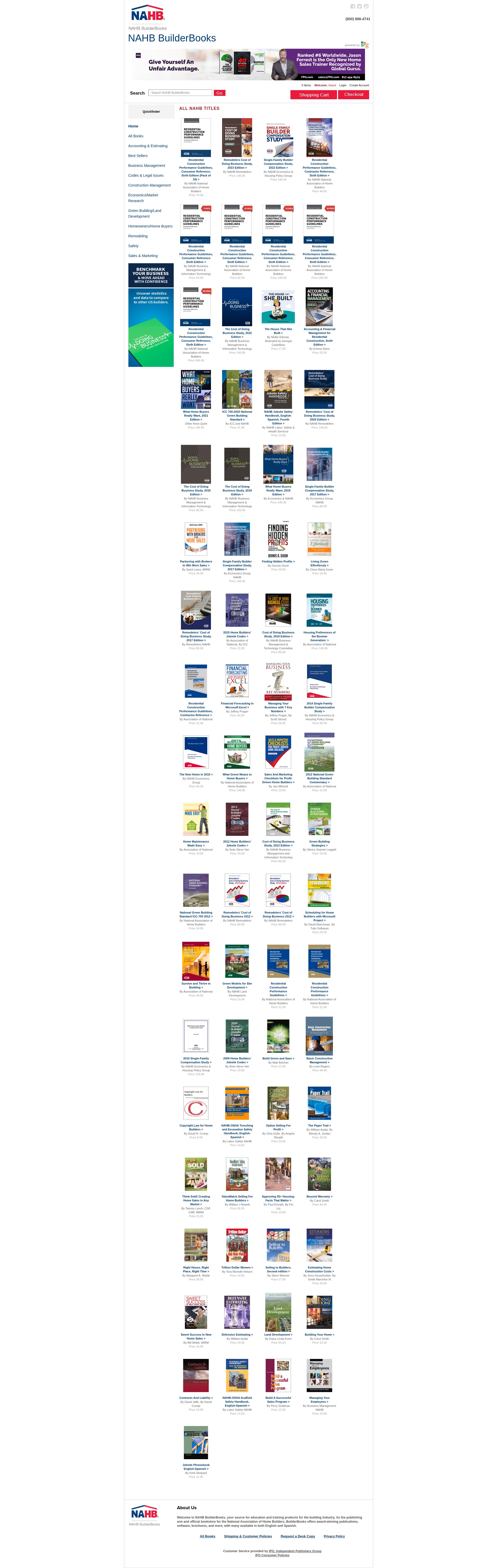 Screenshot of www.builderbooks.com