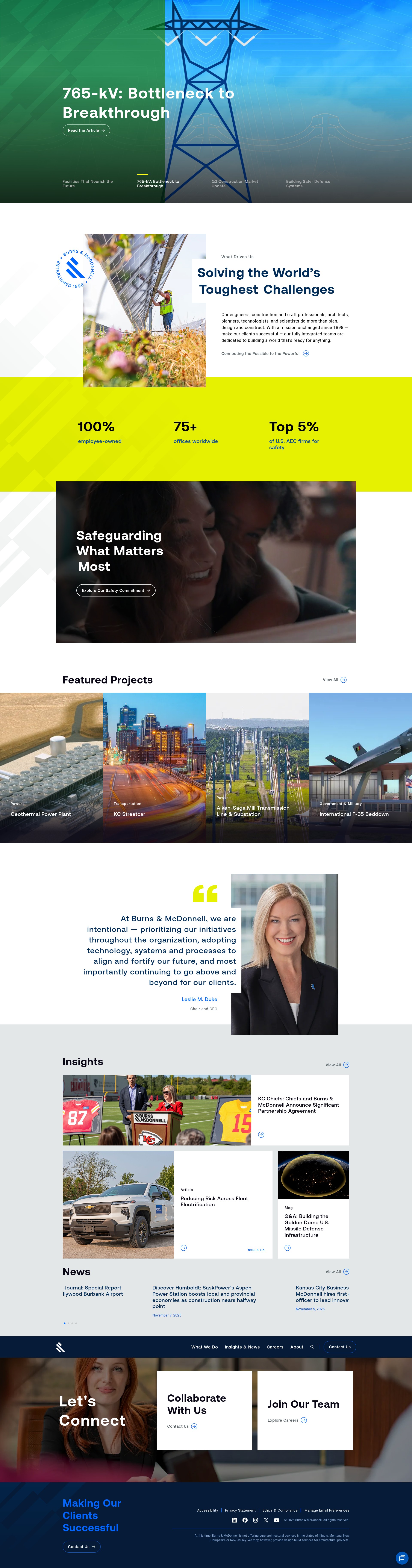 Screenshot of www.burnsmcd.com