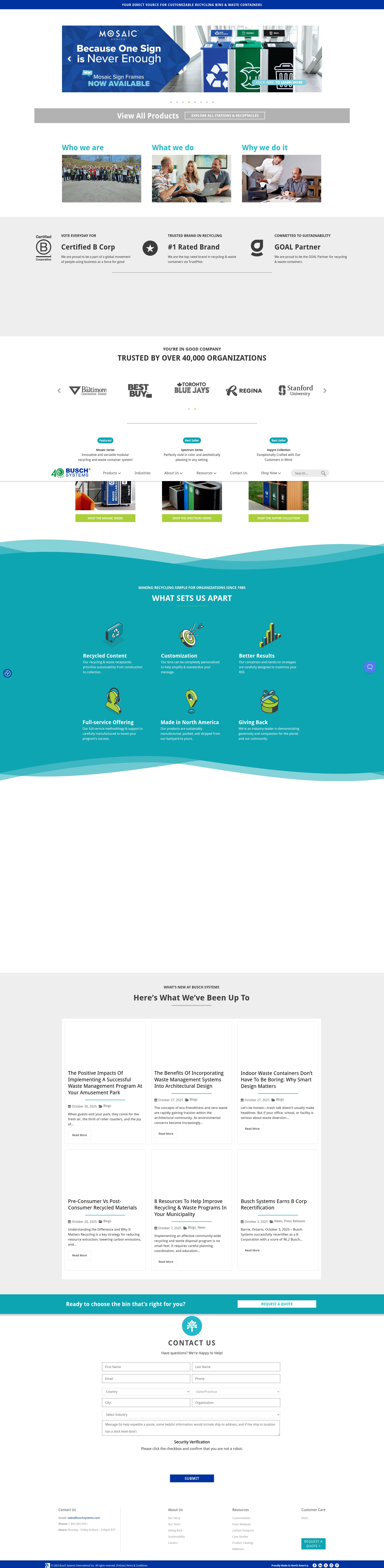 Screenshot of www.buschsystems.com