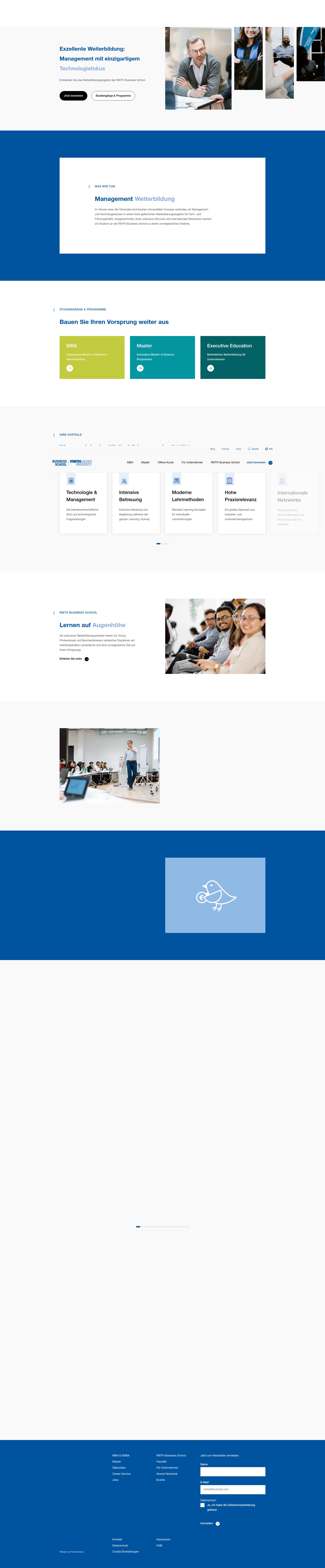 Screenshot of www.business-school.rwth-aachen.de