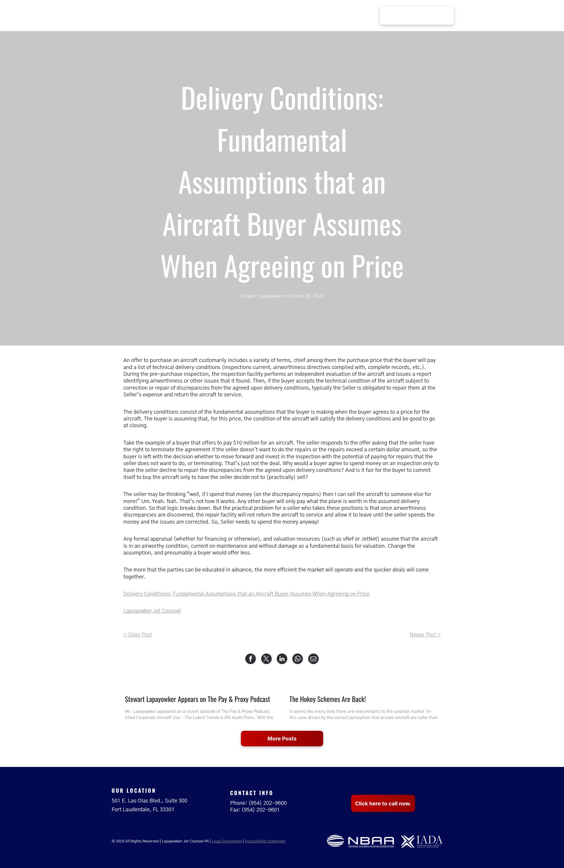 Screenshot of www.businessaviationcounsel.com