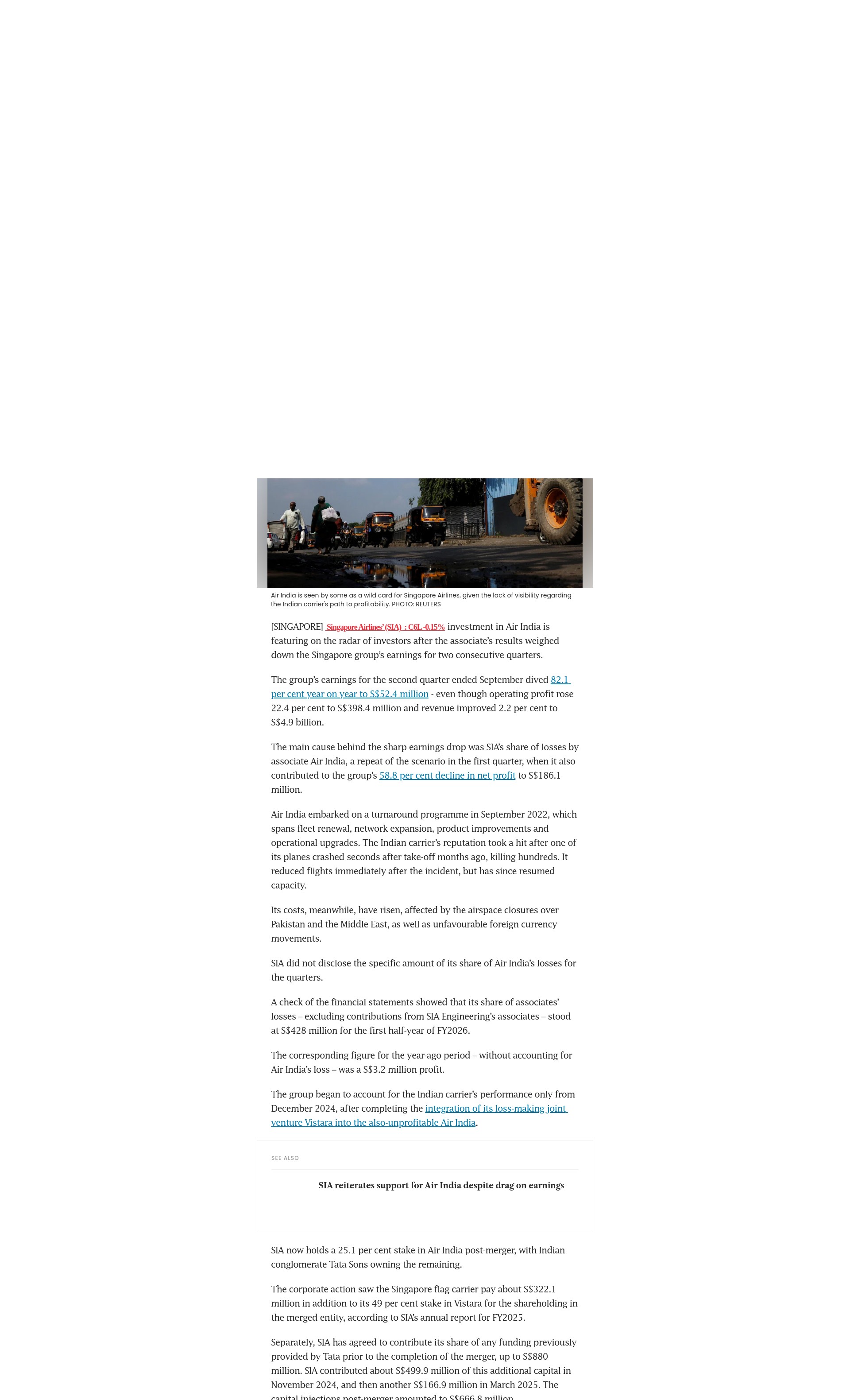 Screenshot of www.businesstimes.com.sg