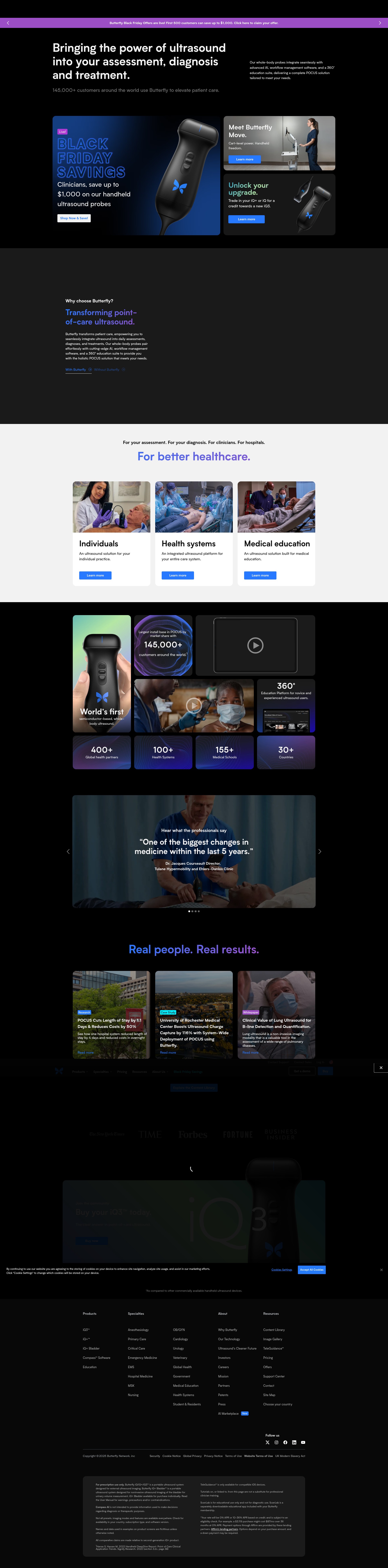 Screenshot of www.butterflynetwork.com