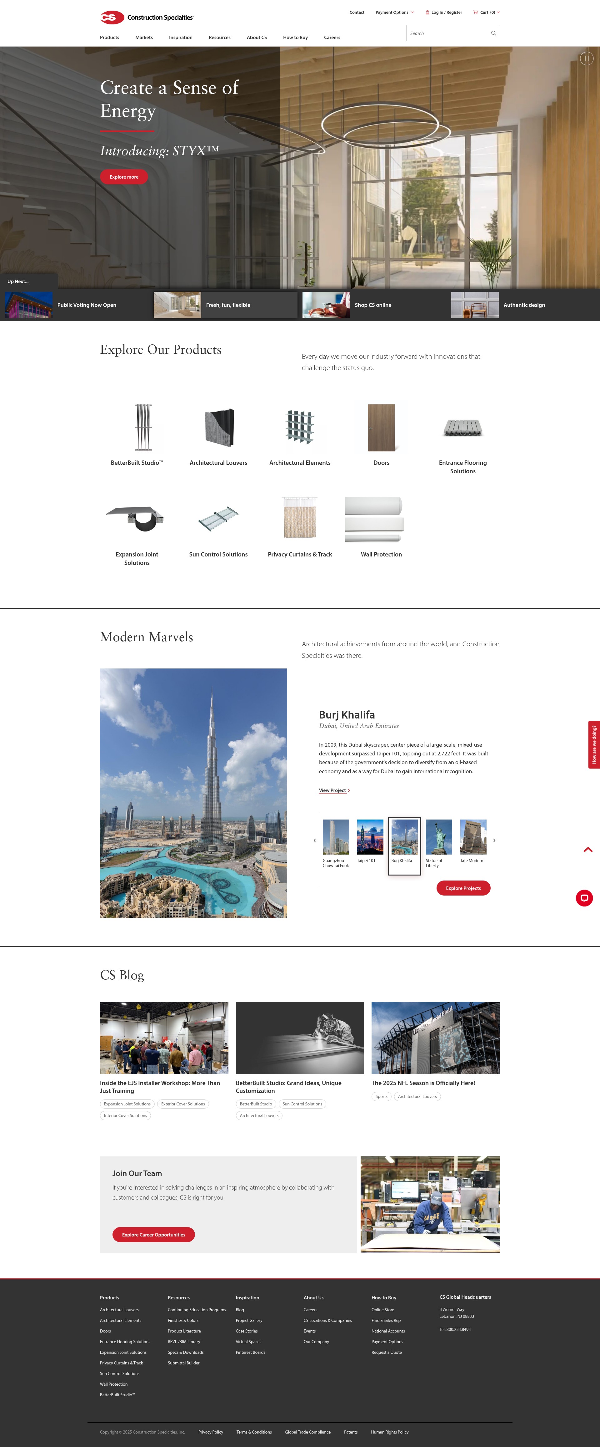 Screenshot of www.c-sgroup.com