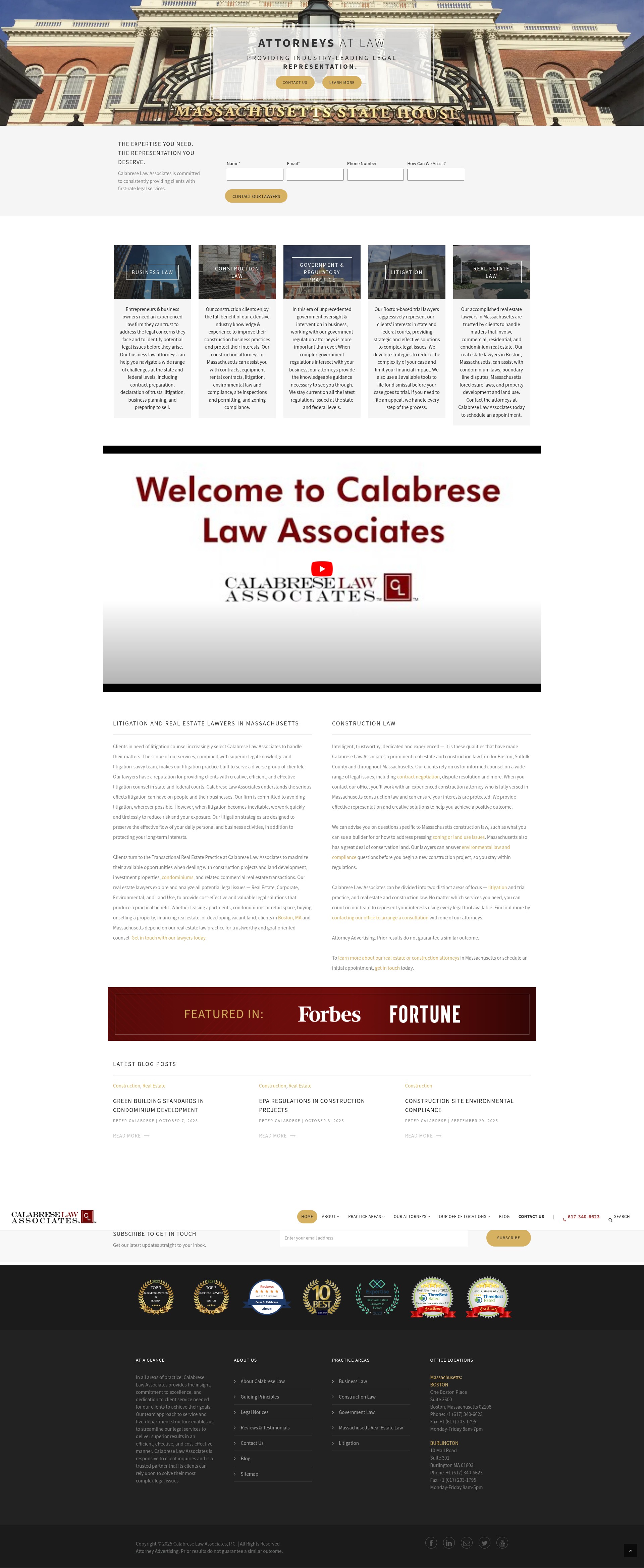 Screenshot of www.calalaw.com