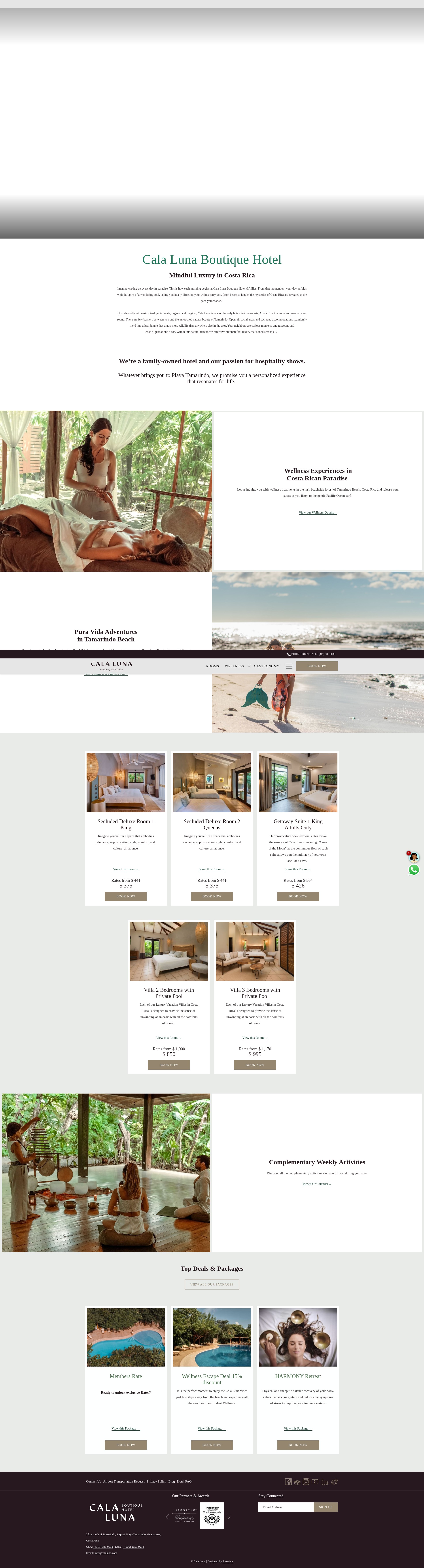 Screenshot of www.calaluna.com