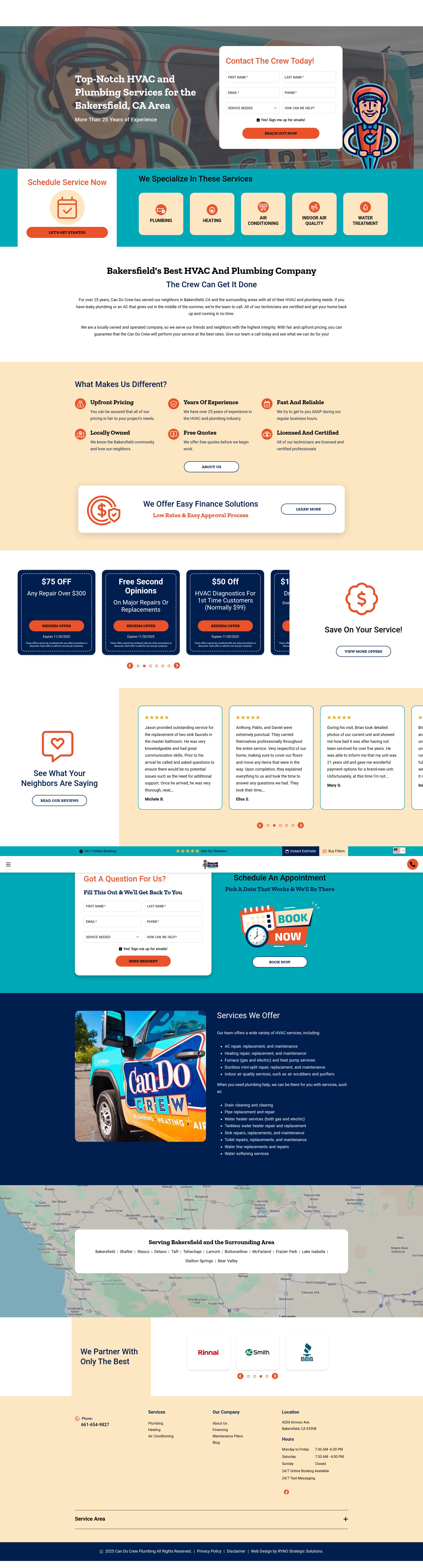 Screenshot of www.callcandocrew.com