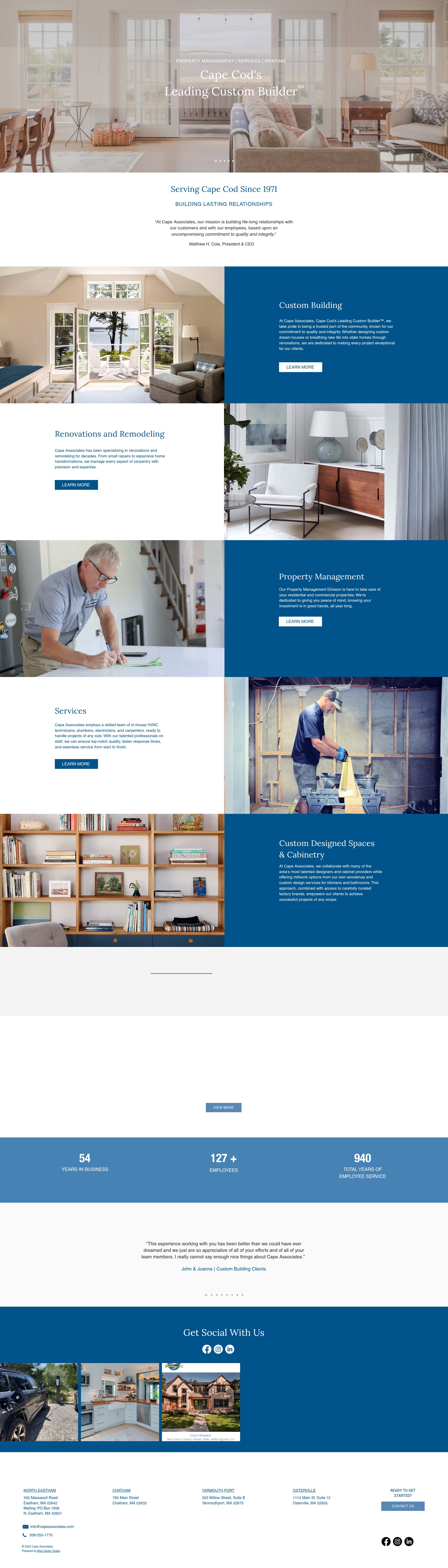 Screenshot of www.capeassociates.com