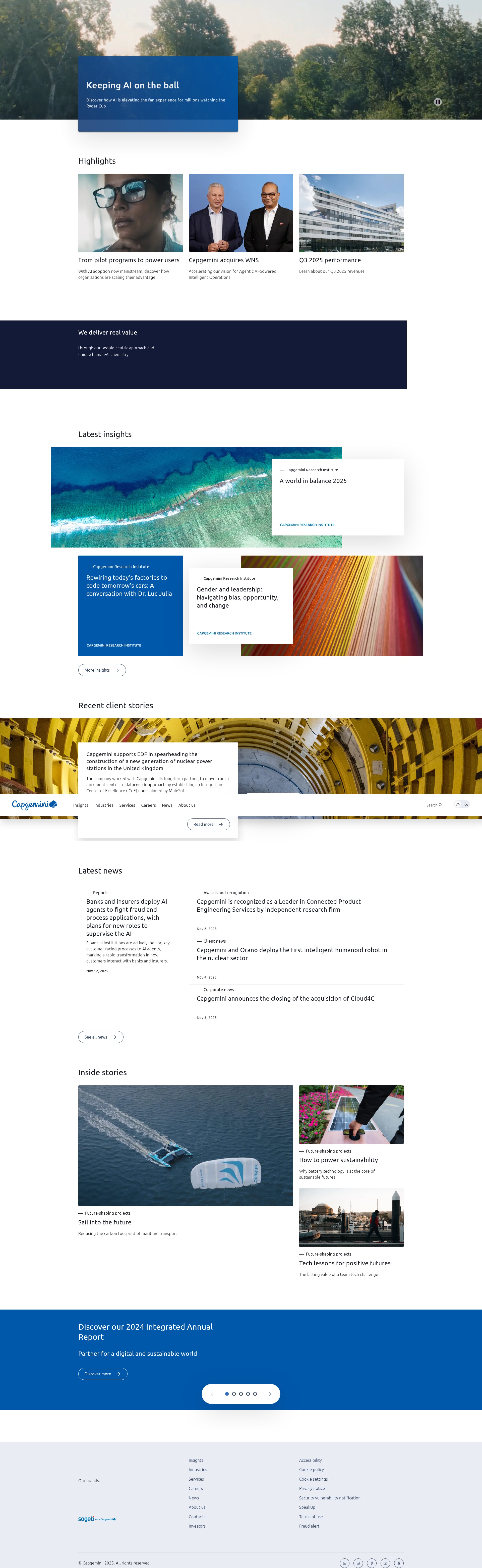 Screenshot of www.capgemini.com