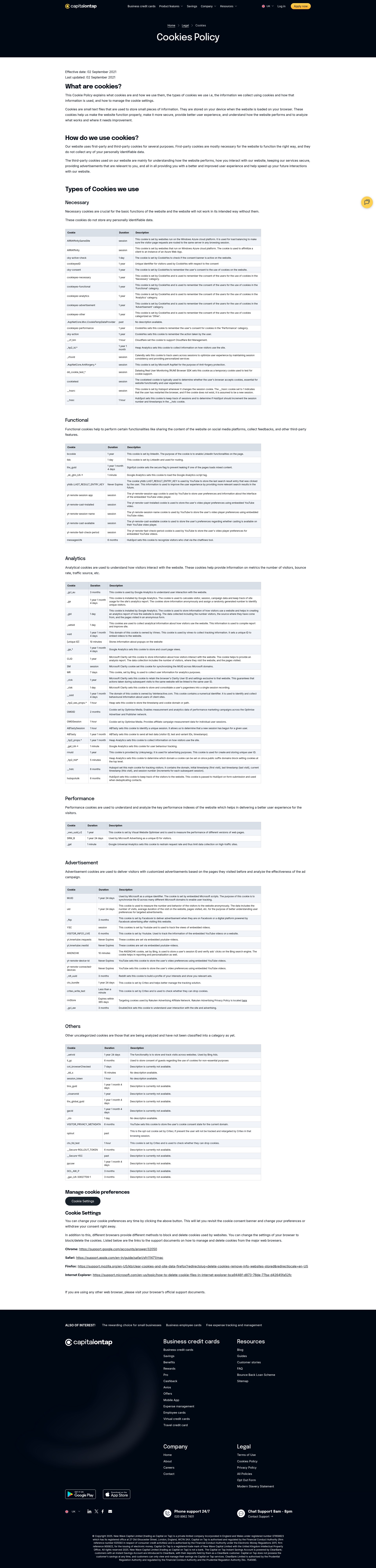Screenshot of www.capitalontap.com