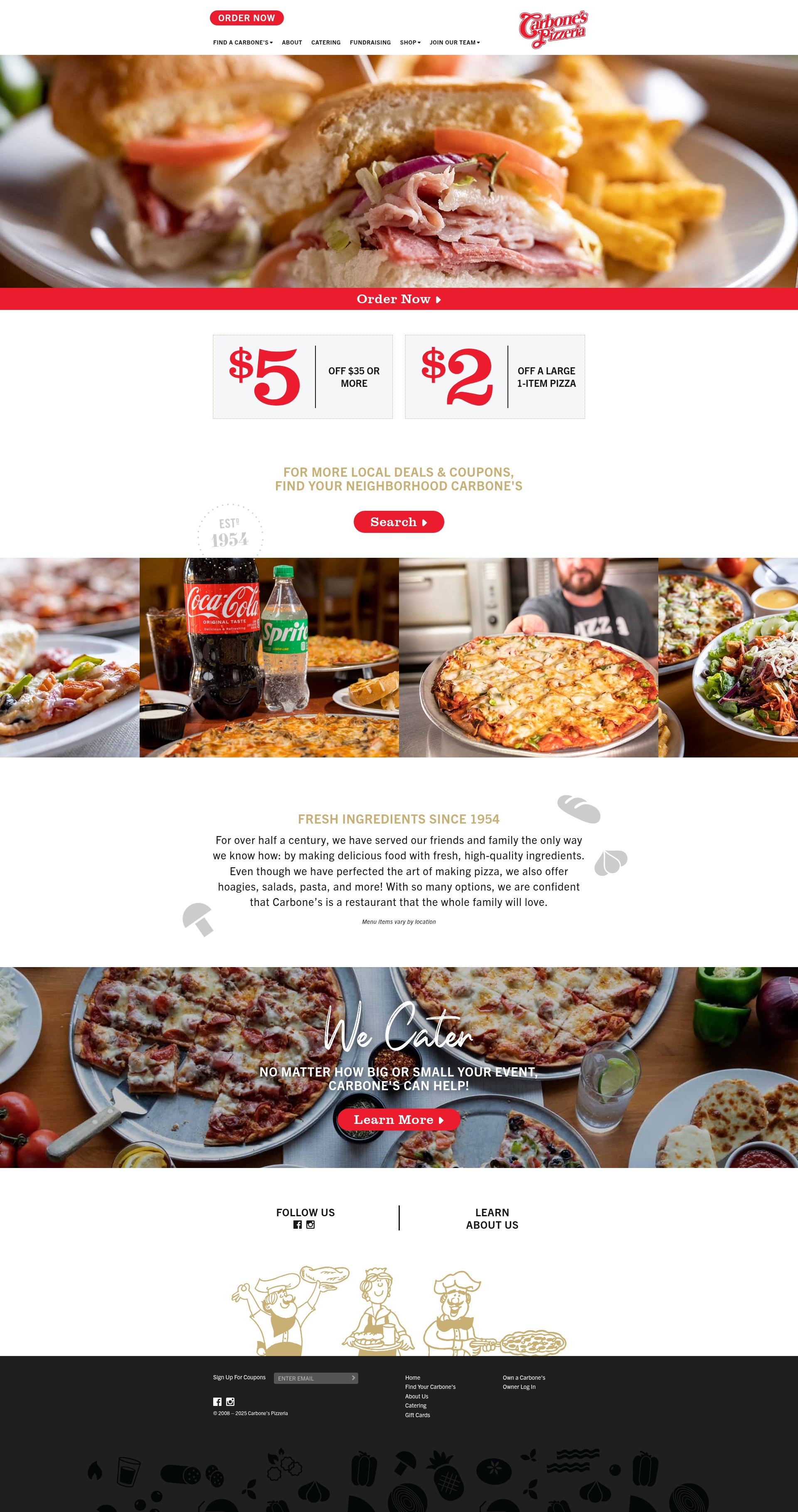 Screenshot of www.carbones.com