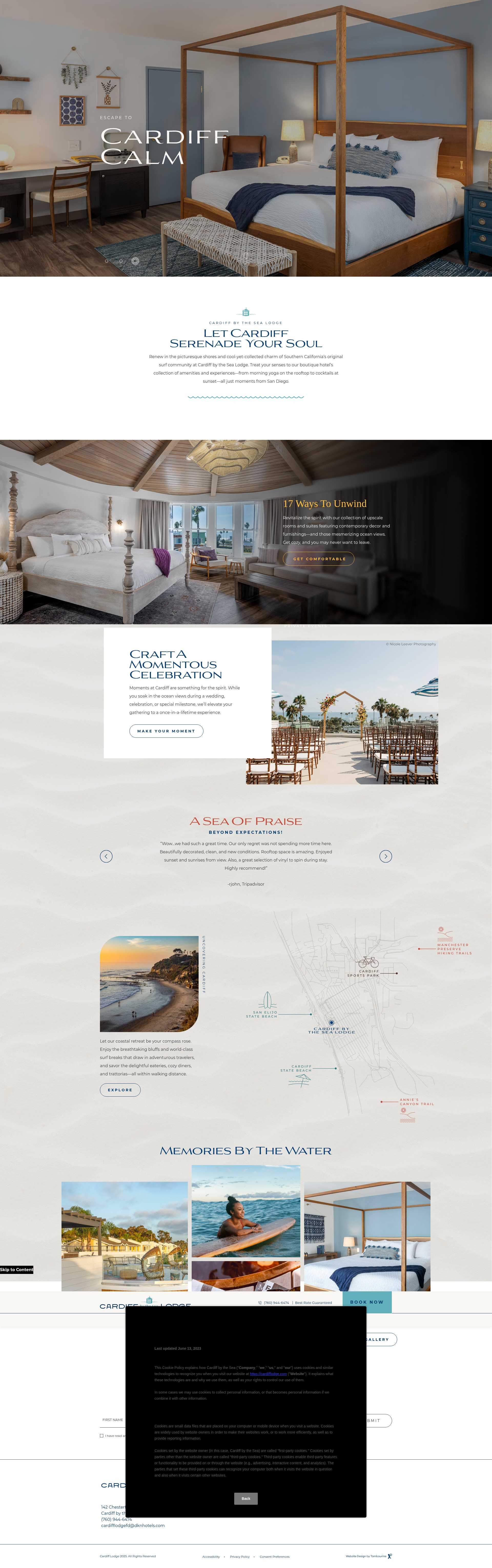 Screenshot of www.cardifflodge.com