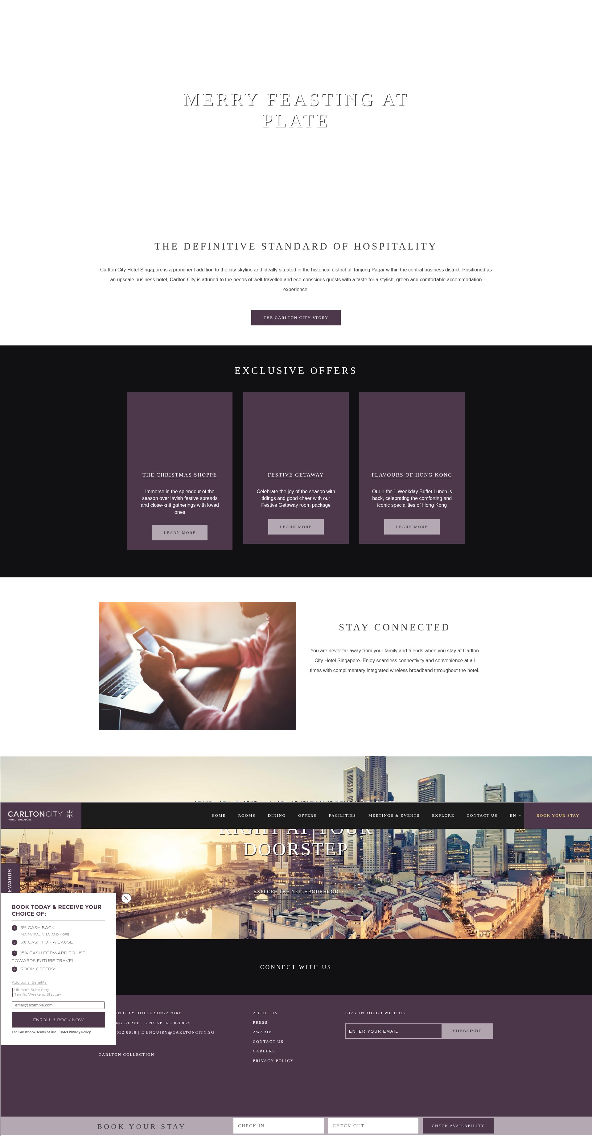 Screenshot of www.carltoncity.sg