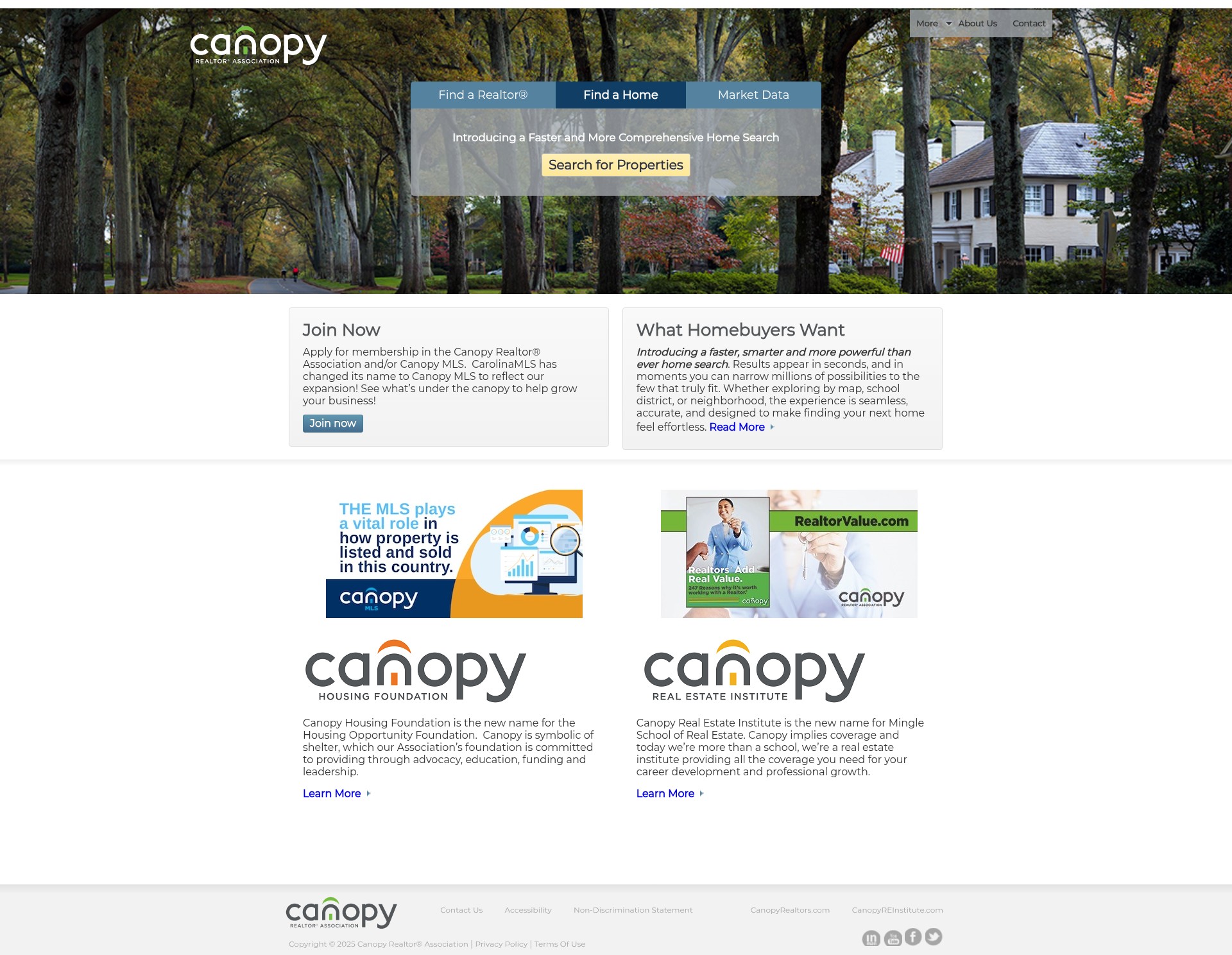 Screenshot of www.carolinahome.com