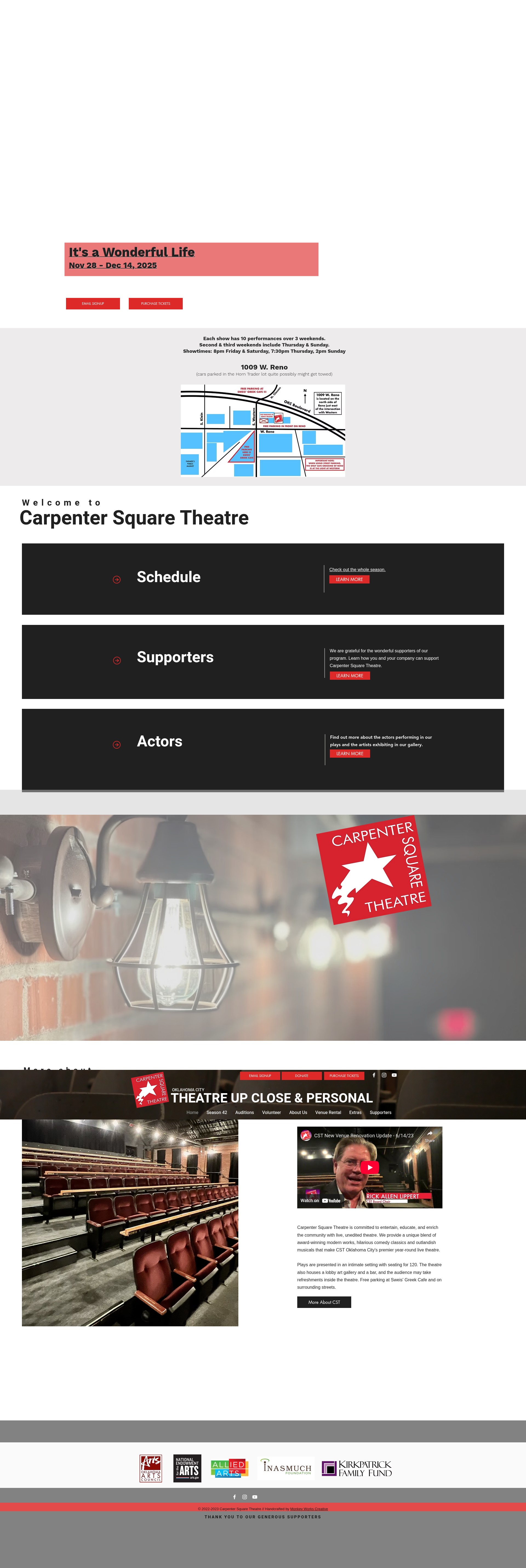 Screenshot of www.carpentersquare.com