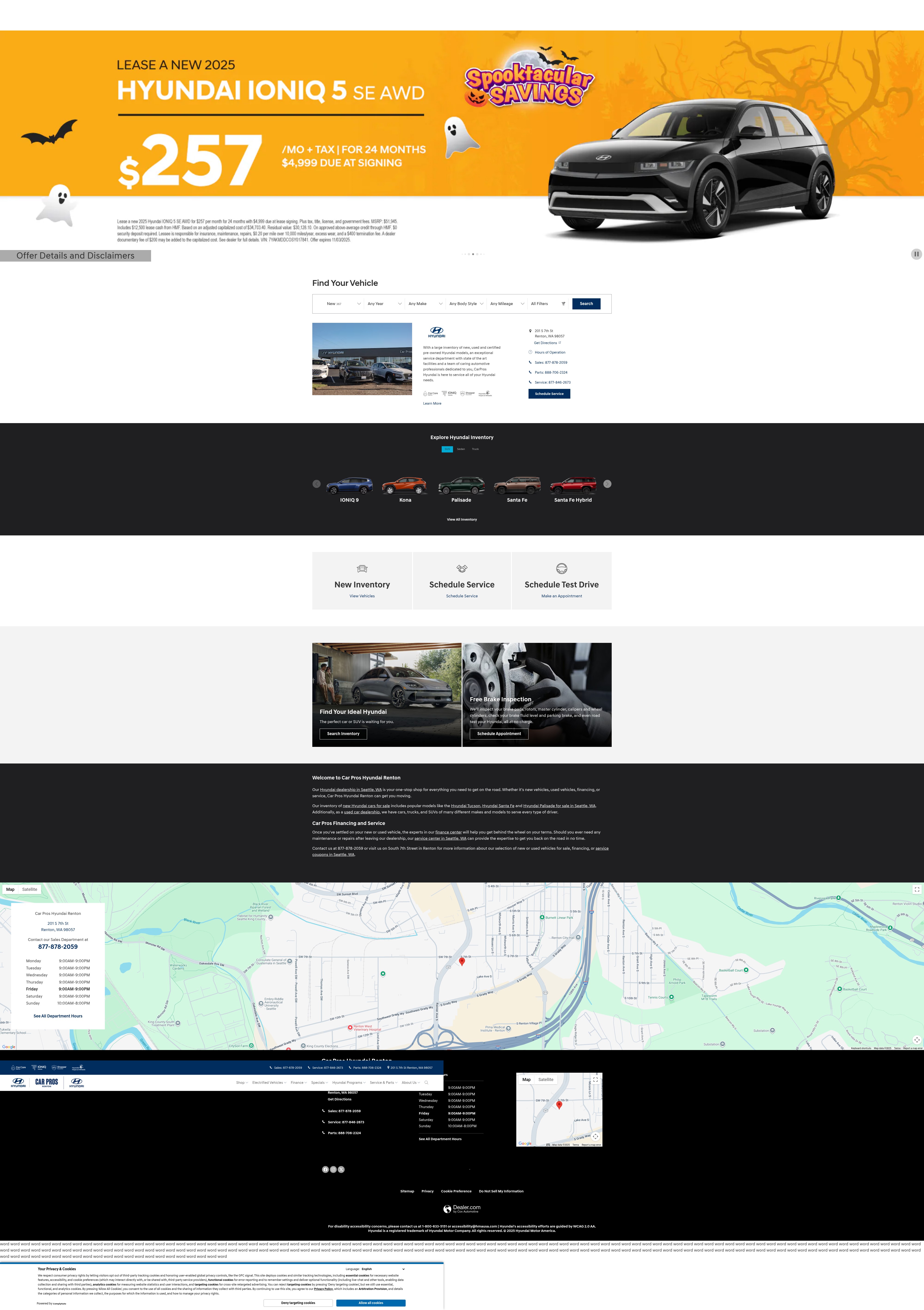 Screenshot of www.carproshyundai.com