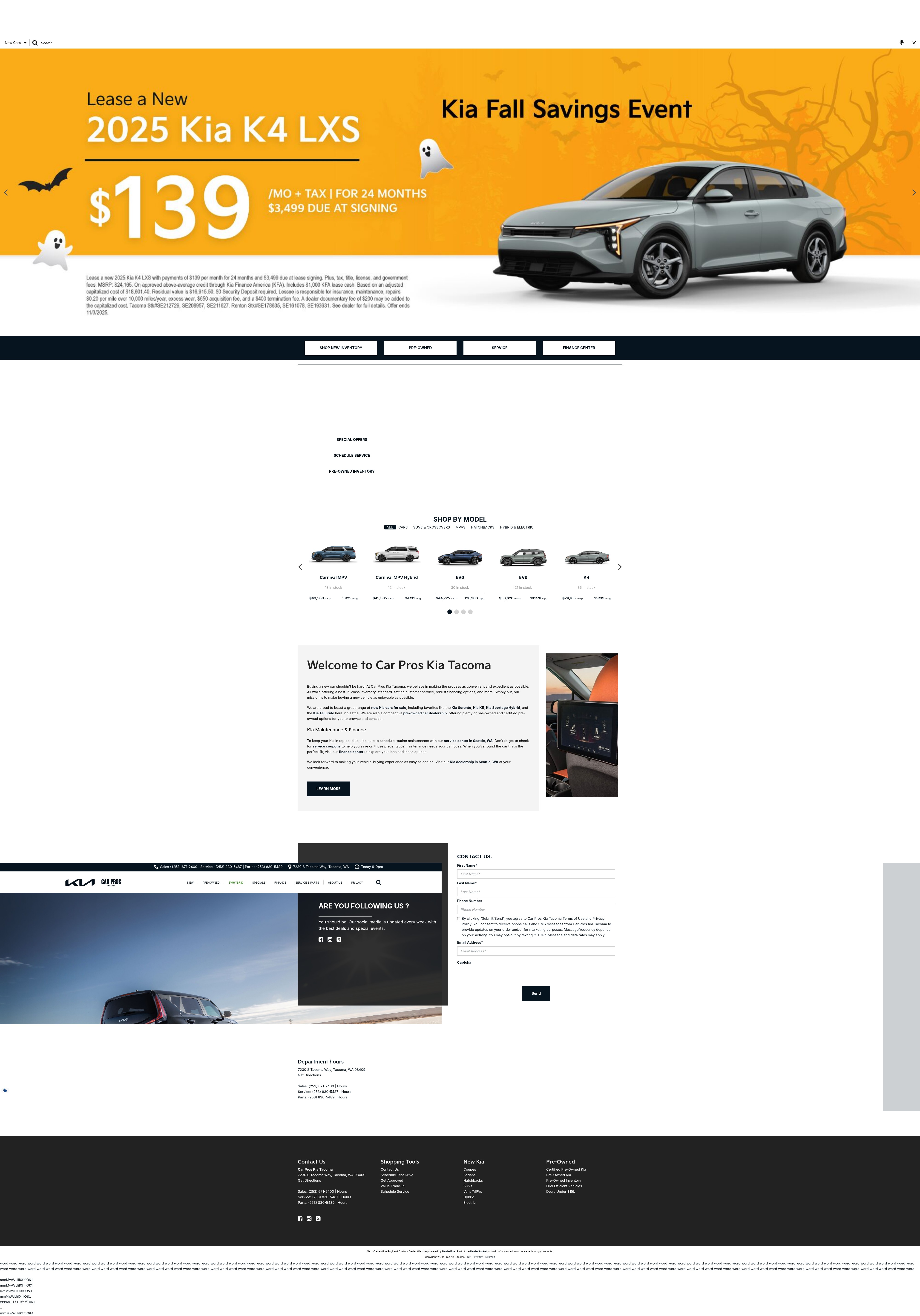 Screenshot of www.carproskia.com