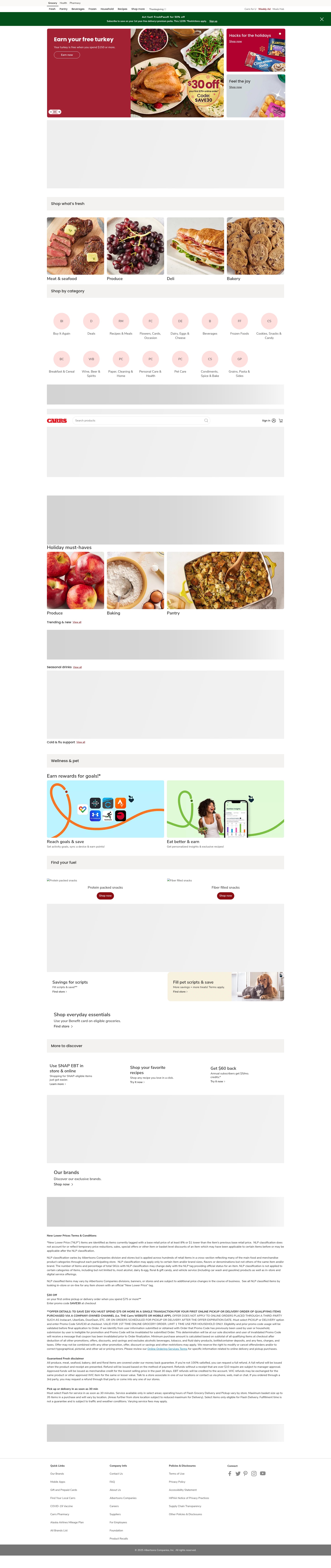 Screenshot of www.carrsqc.com