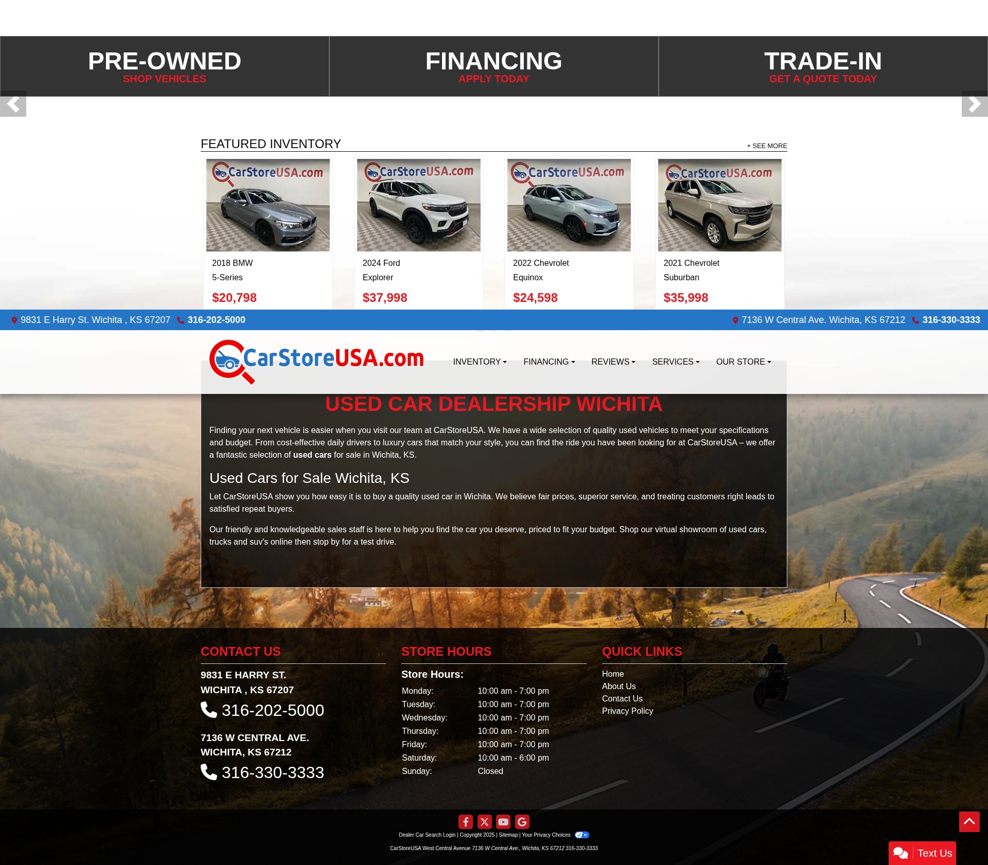 Screenshot of www.carstoreusa.com