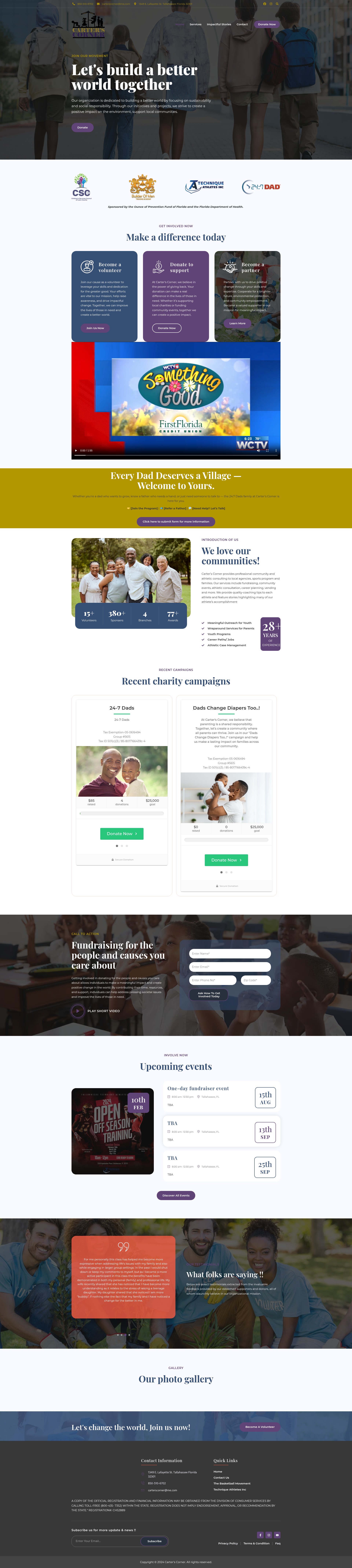 Screenshot of www.carterscorner.org