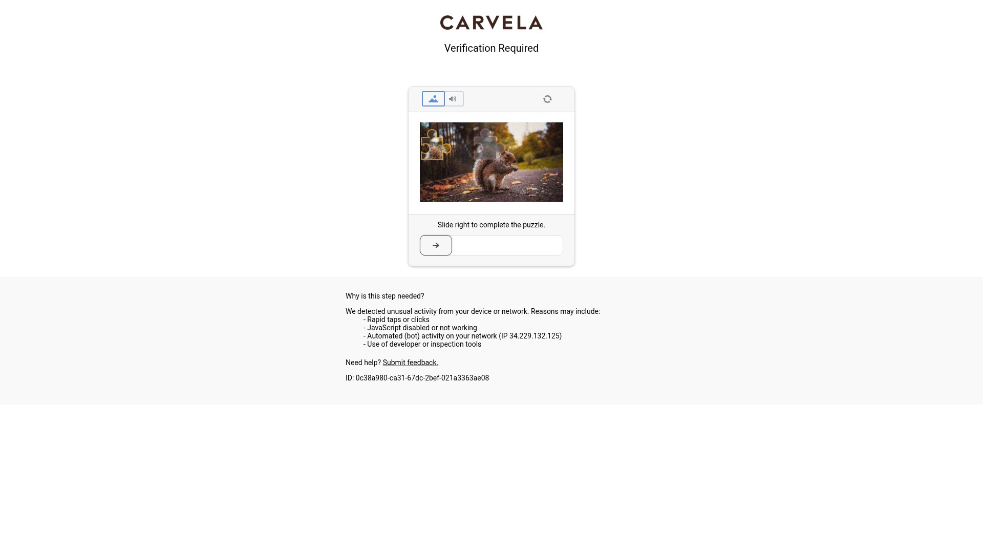 Screenshot of www.carvela.com