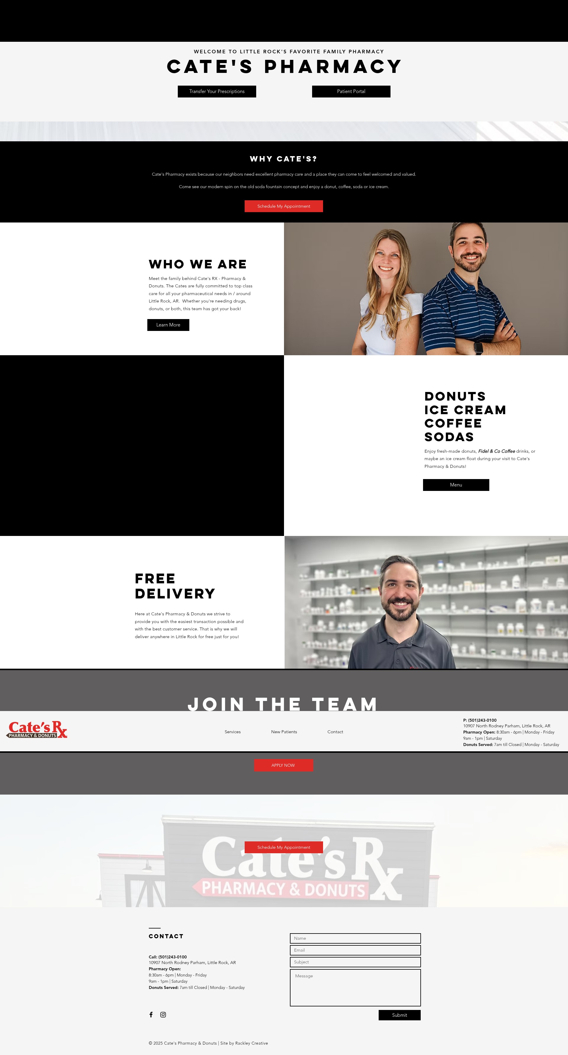 Screenshot of www.catesrxlr.com