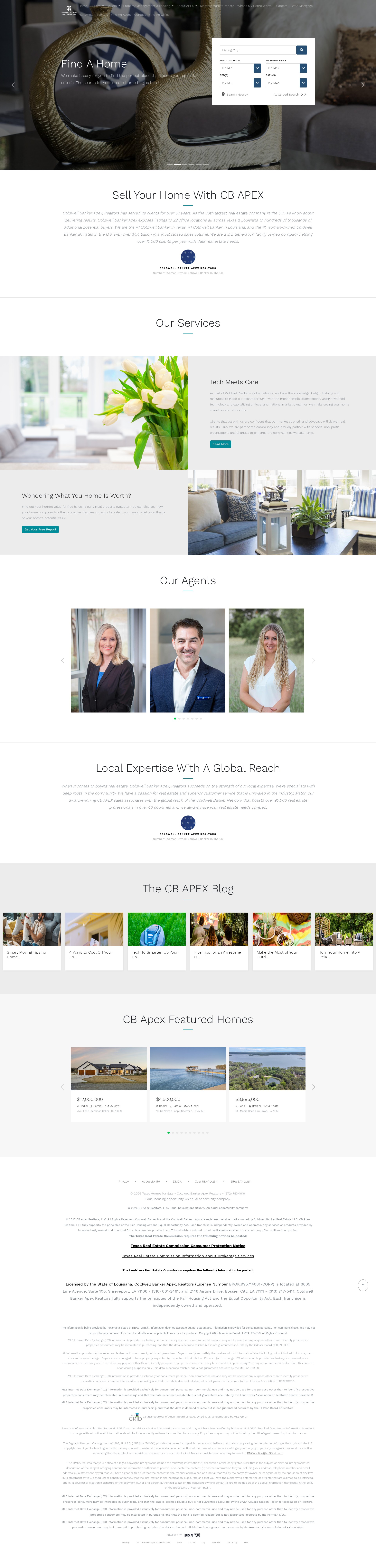 Screenshot of www.cbapex.com