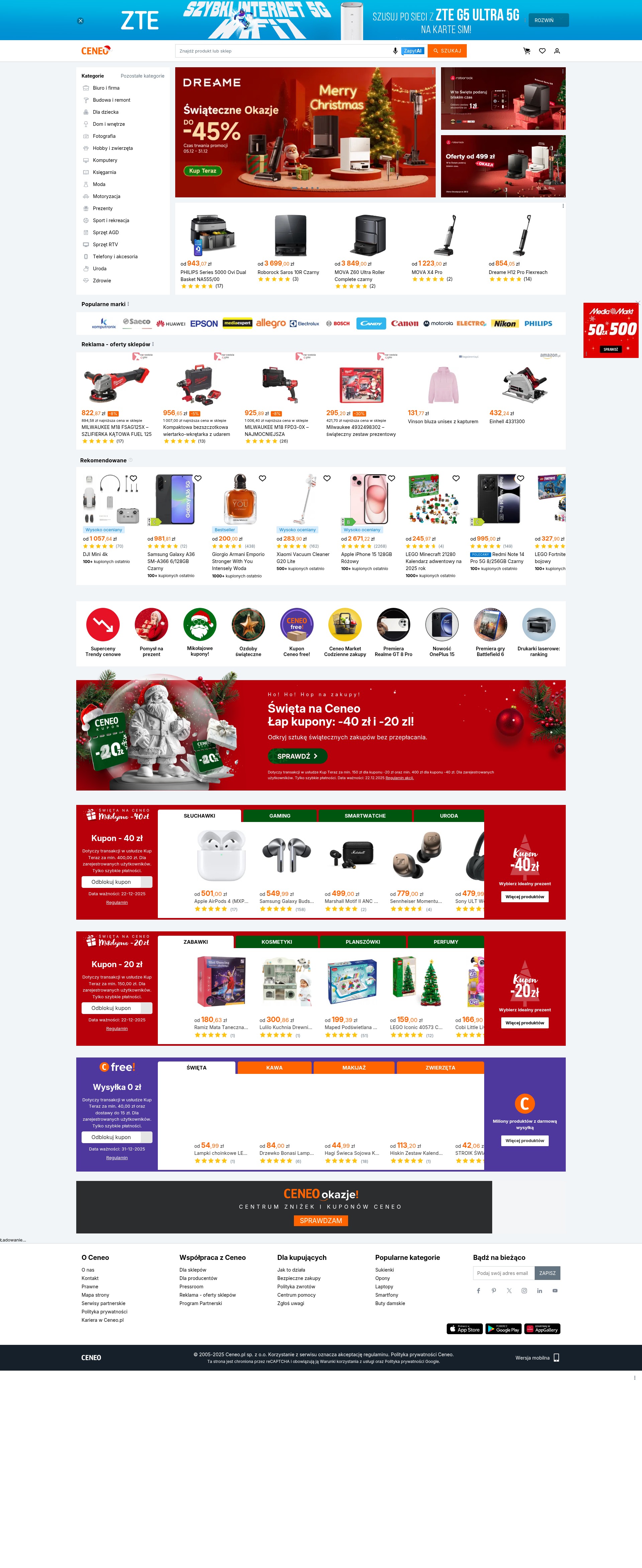 Screenshot of www.ceneo.pl