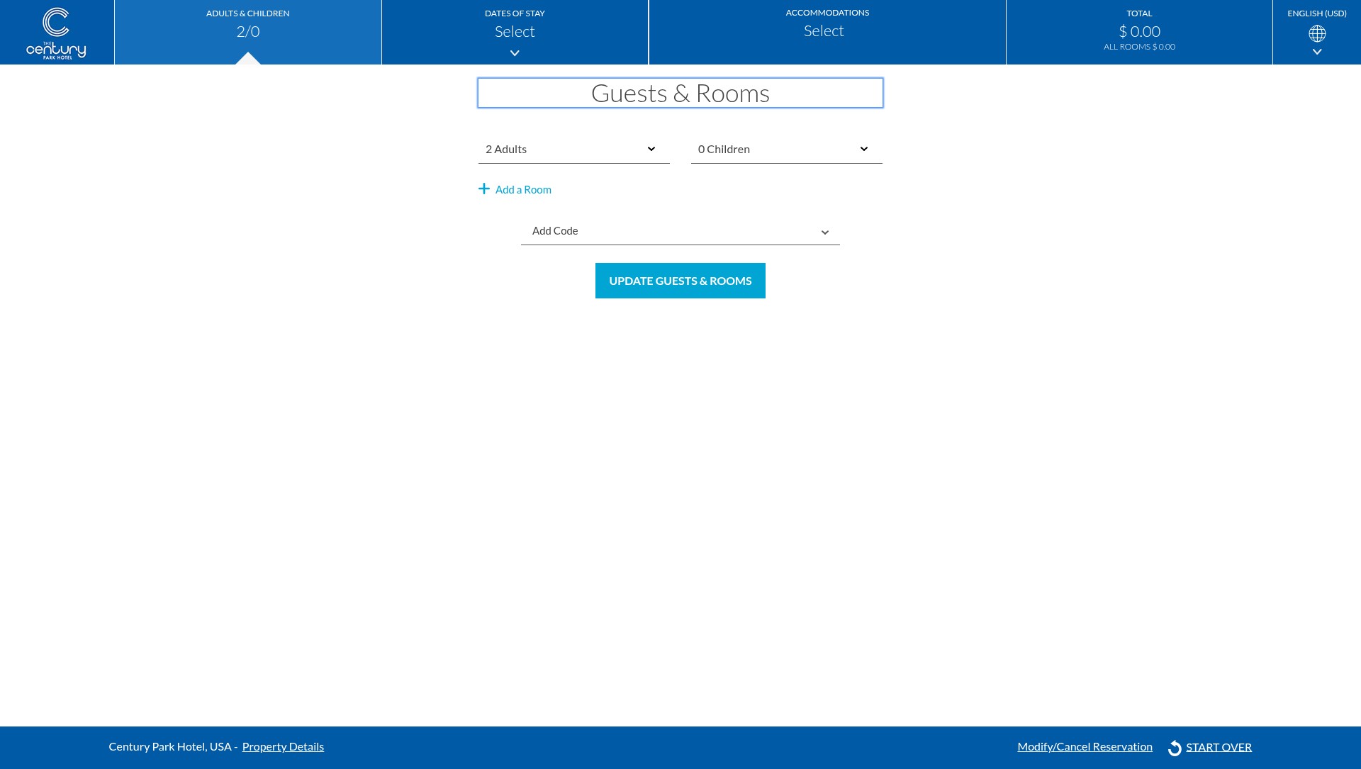 Screenshot of www.centuryparkla.com
