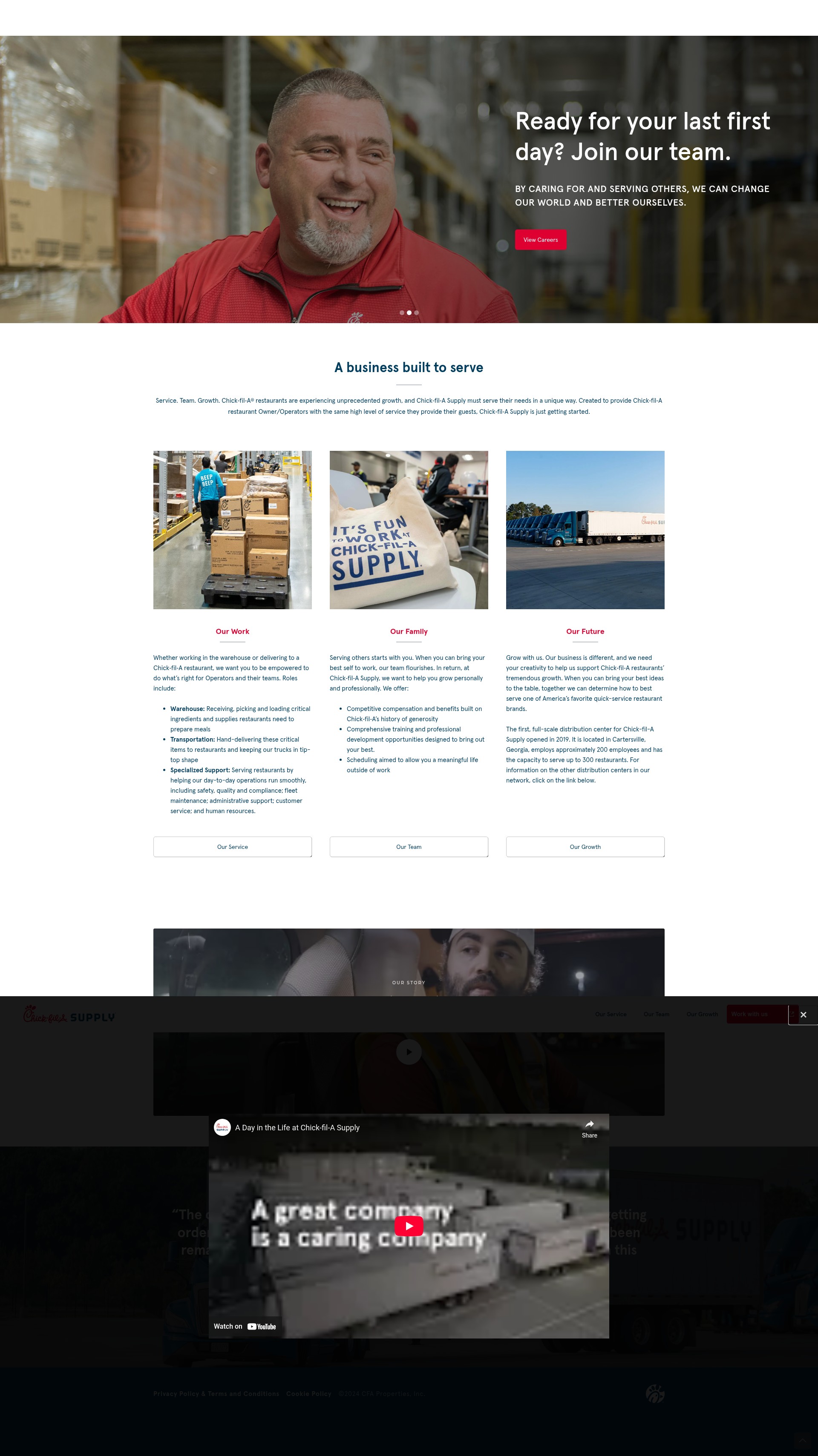 Screenshot of www.cfa-supply.com