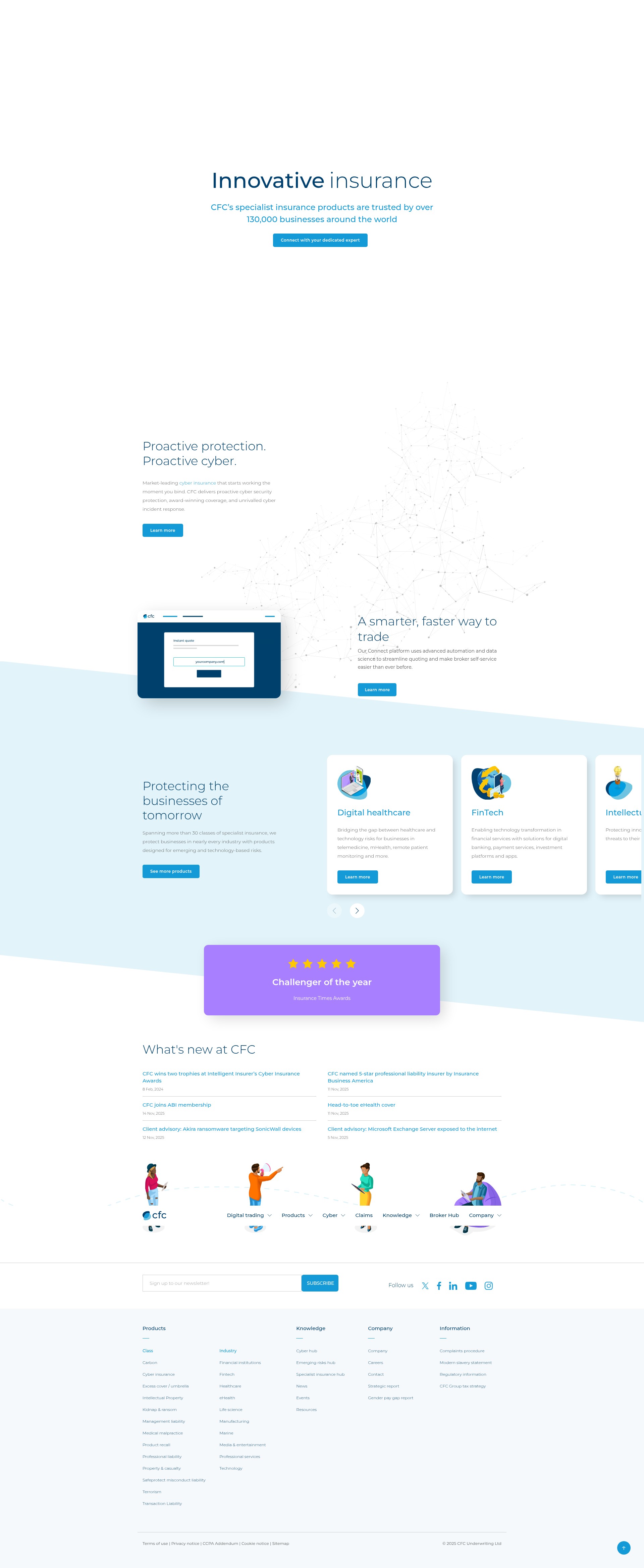 Screenshot of www.cfc.com