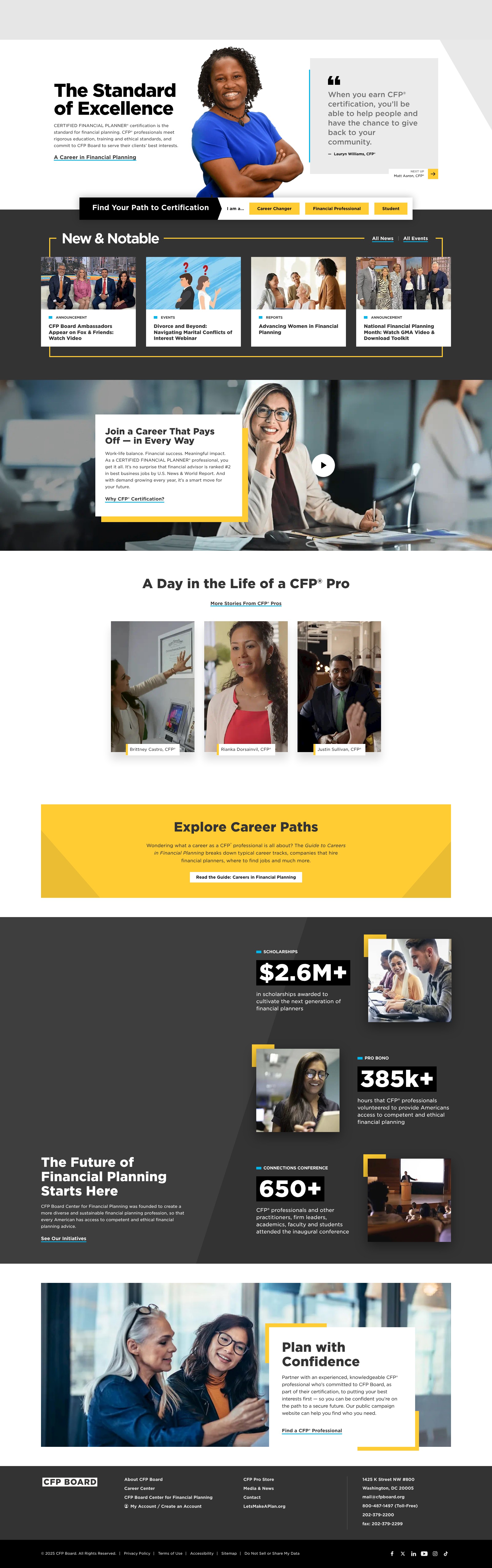 Screenshot of www.cfp.net
