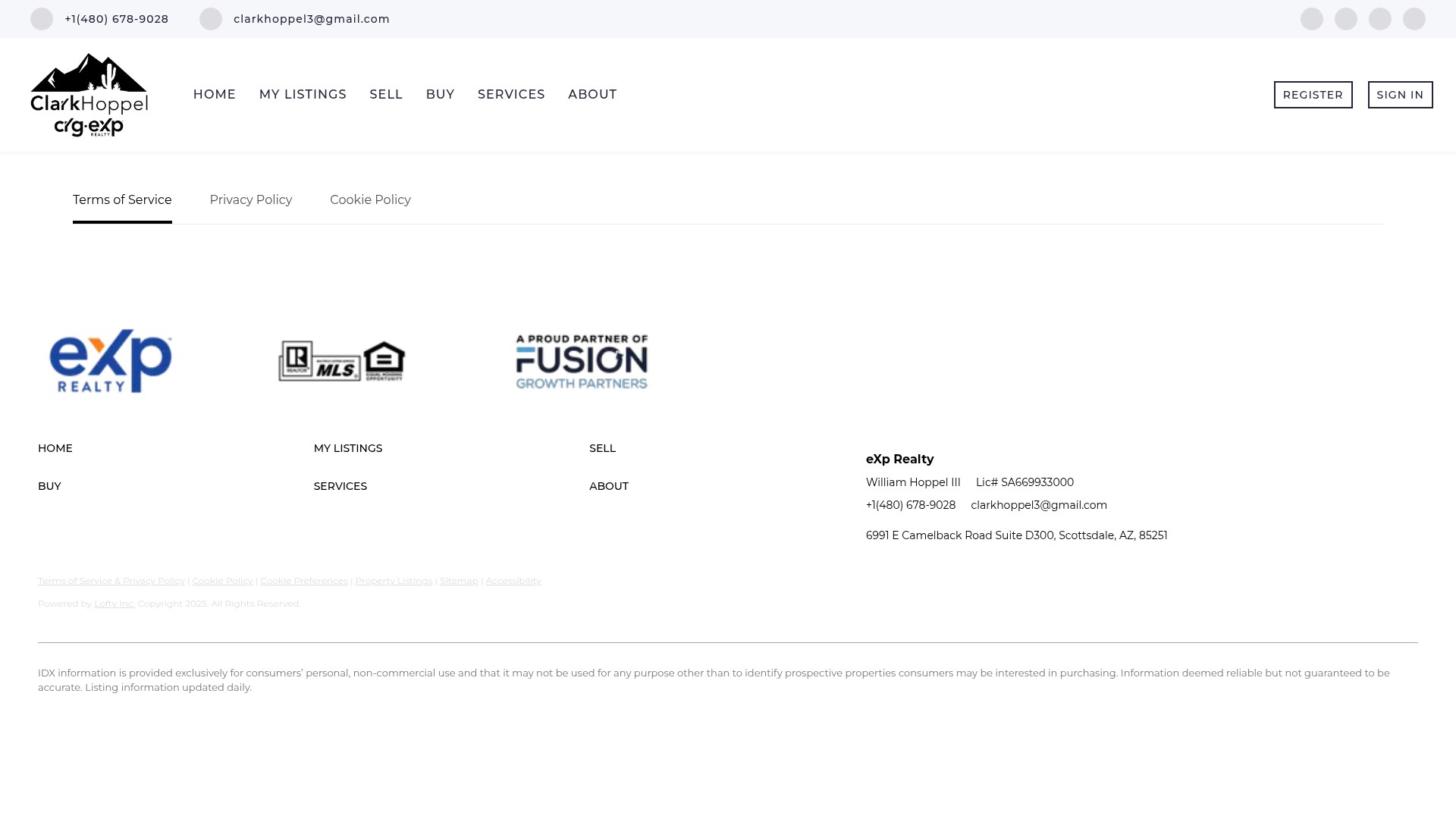 Screenshot of www.ch3realty.com
