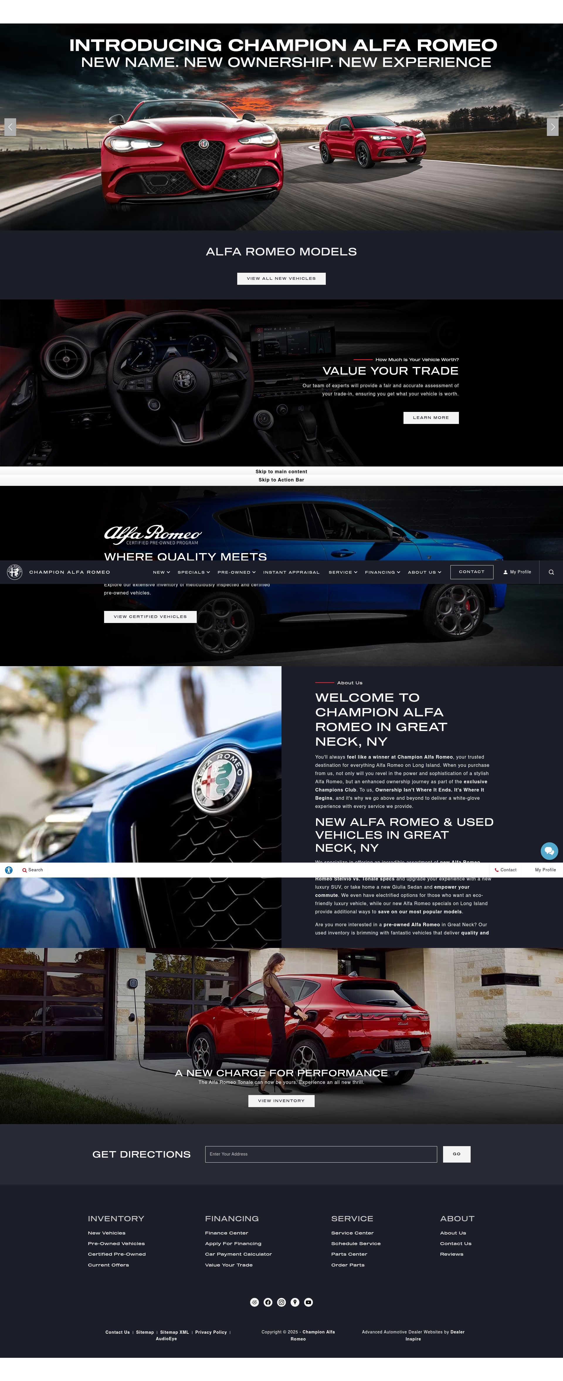 Screenshot of www.championalfali.com