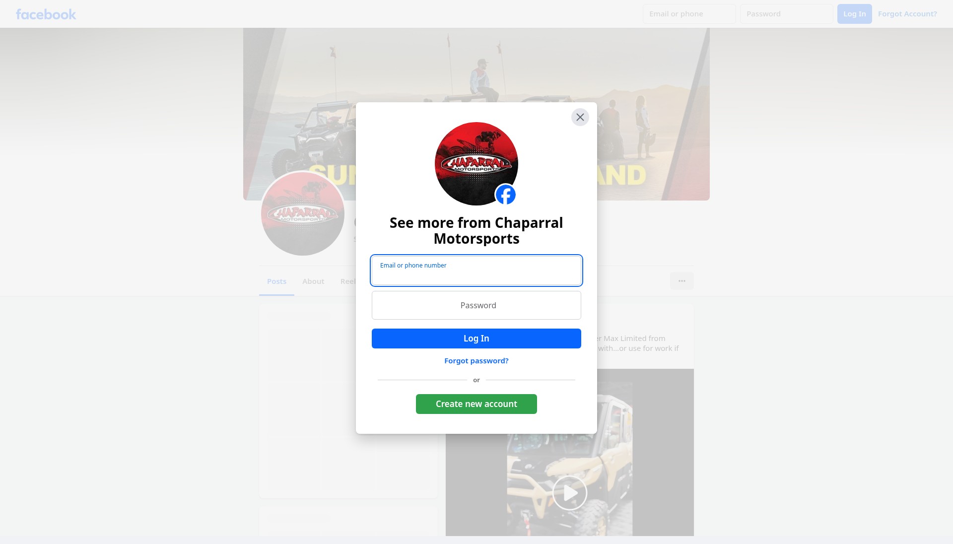 Screenshot of www.chapmotors.com