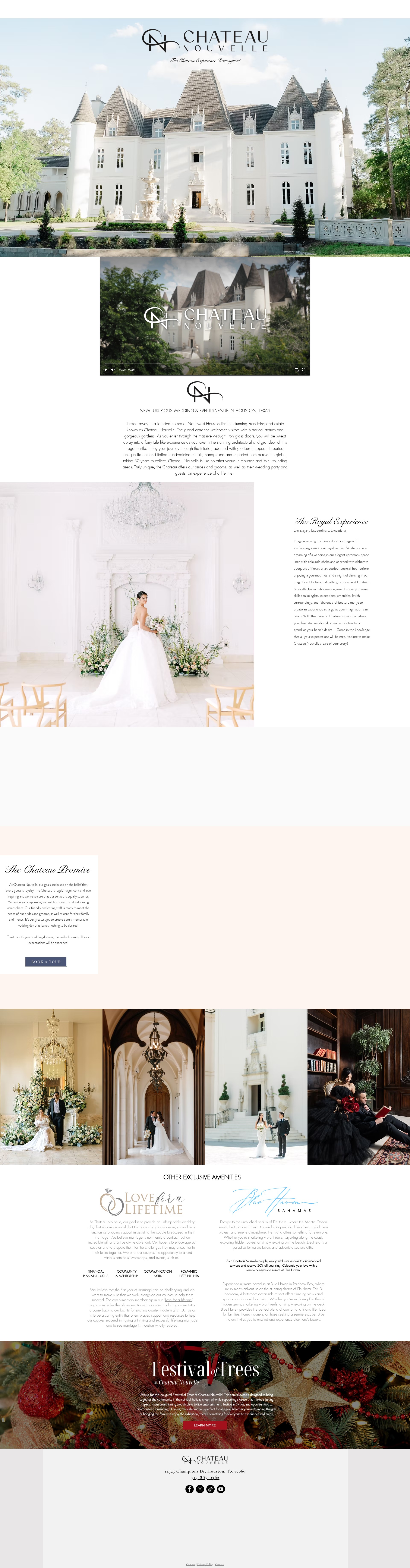 Screenshot of www.chateaunouvelle.com