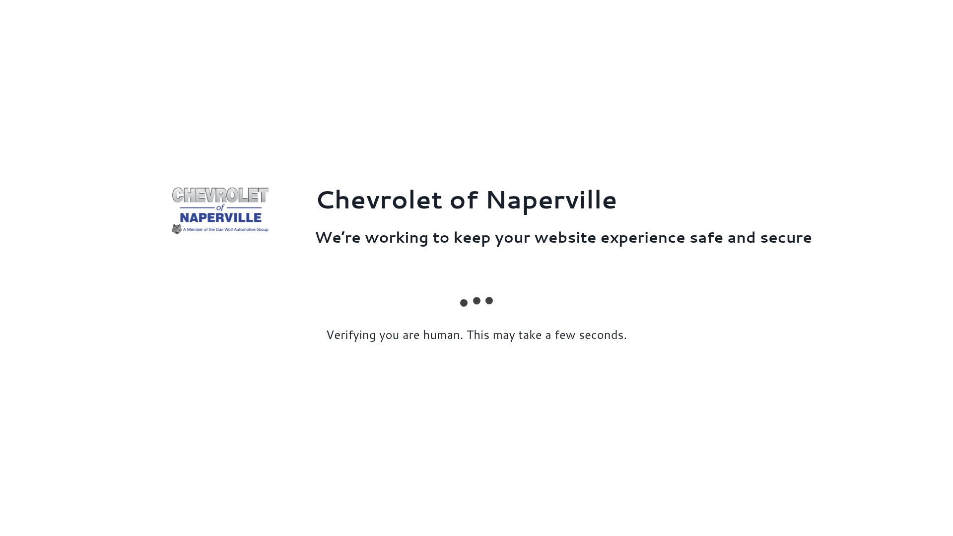 Screenshot of www.chevroletofnaperville.com