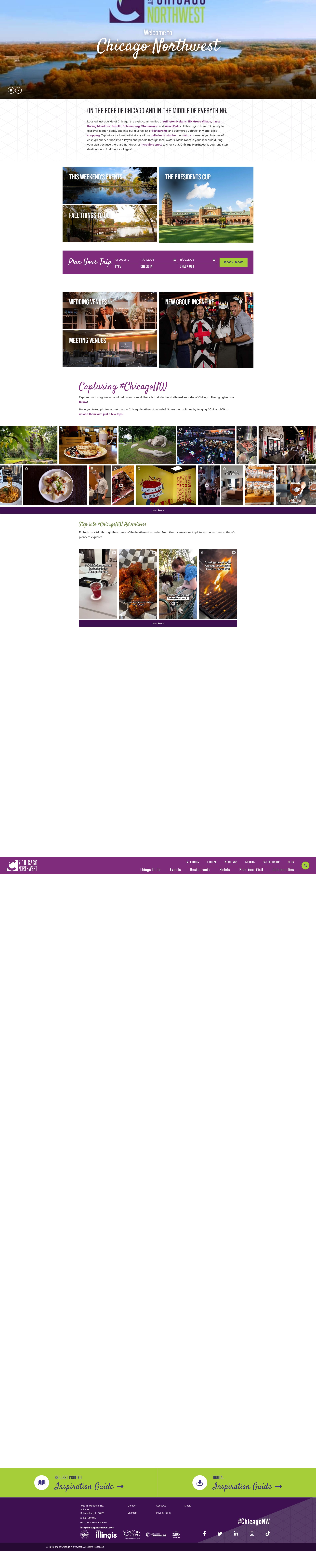 Screenshot of www.chicagonorthwest.com