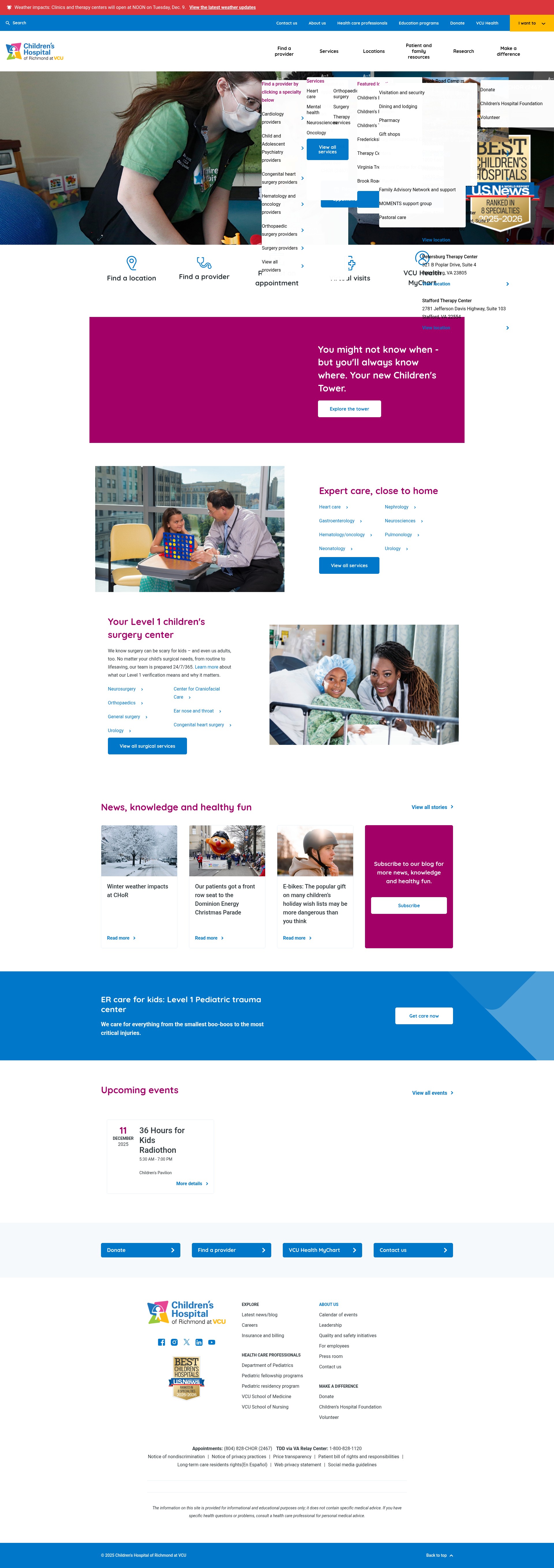 Screenshot of www.chrichmond.org
