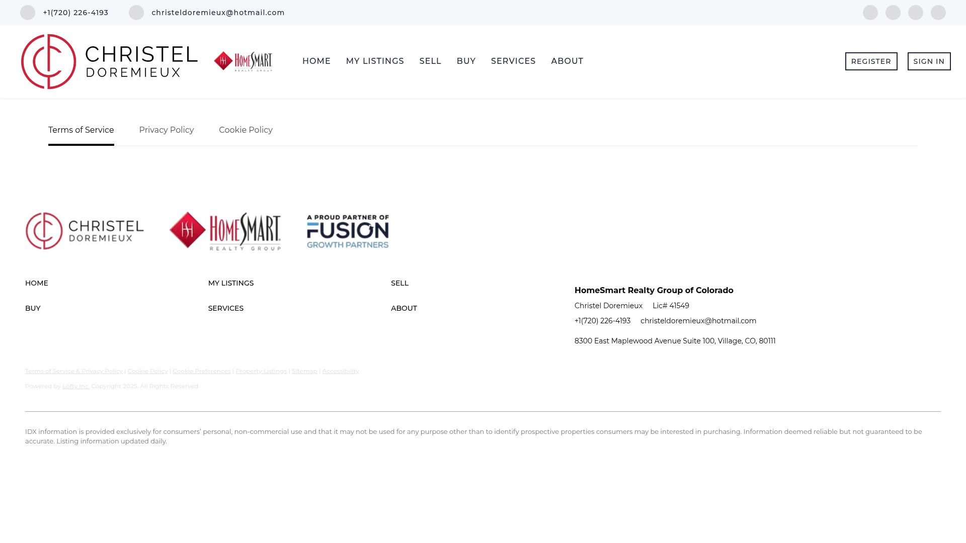 Screenshot of www.christelhomes.com