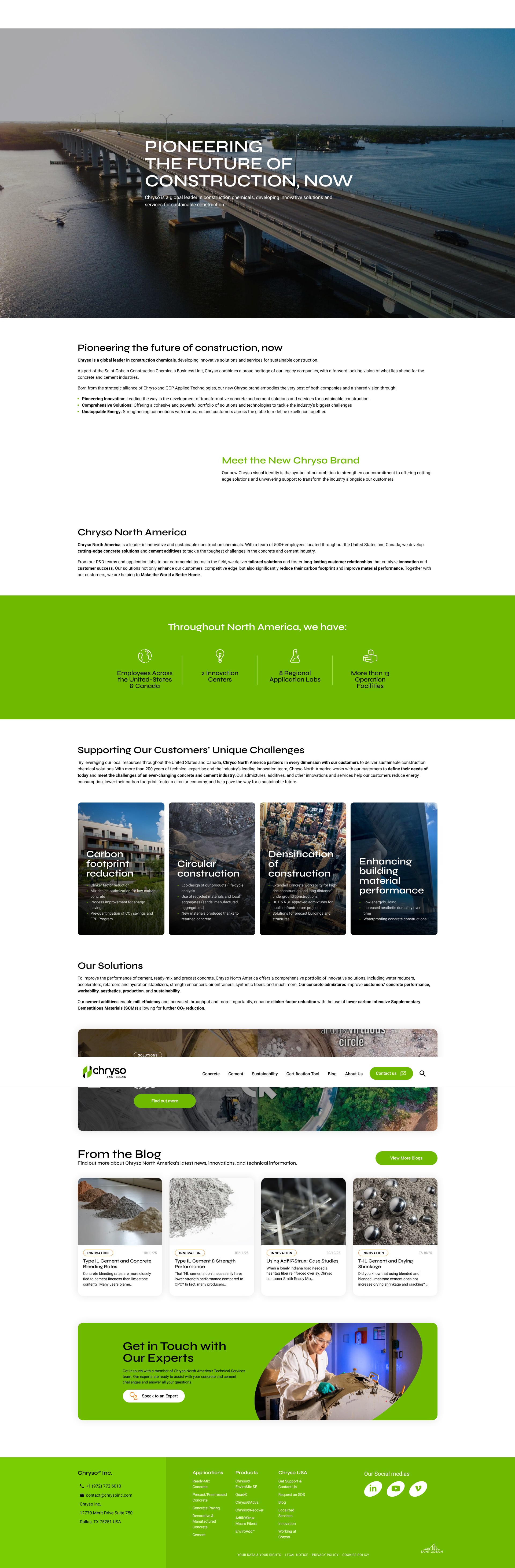 Screenshot of www.chrysoinc.com