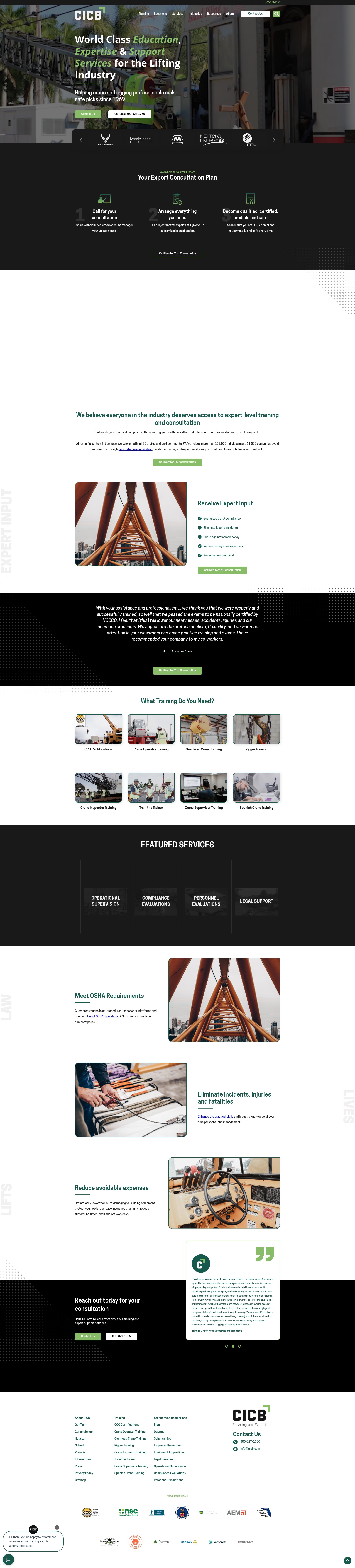 Screenshot of www.cicb.com