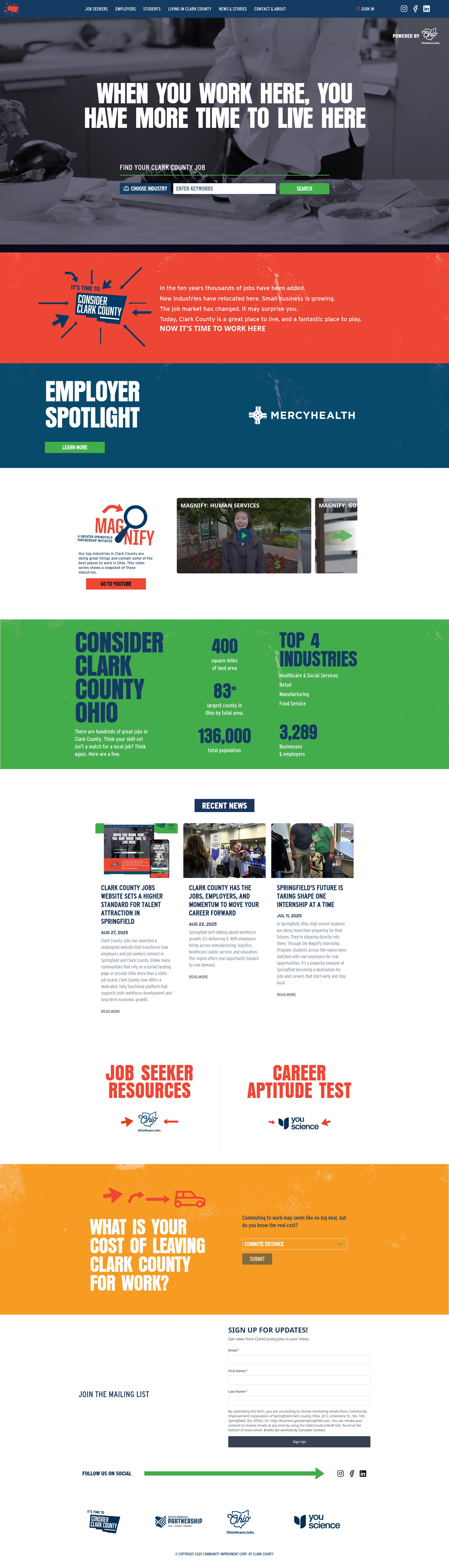 Screenshot of www.clarkcounty.jobs