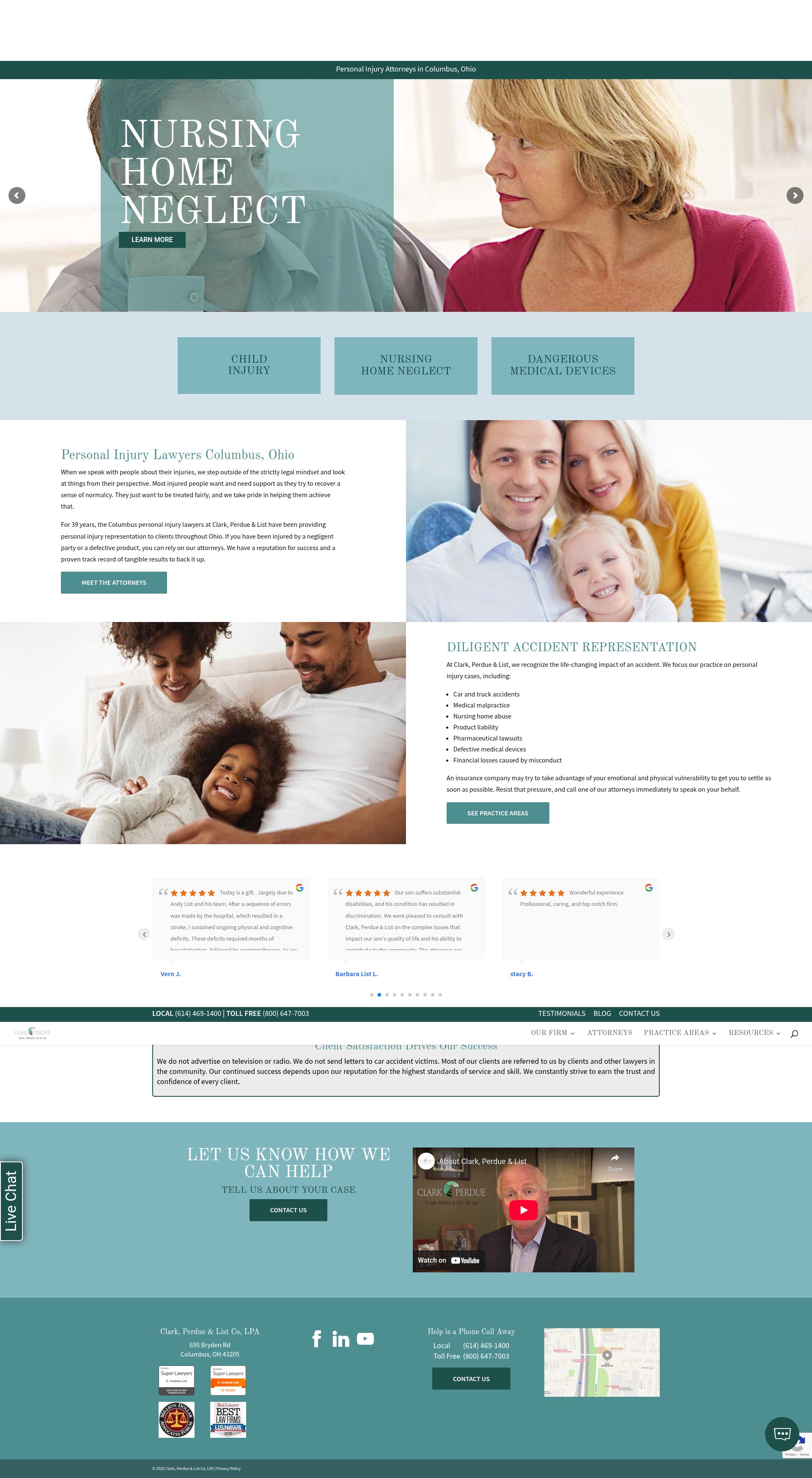 Screenshot of www.clarkperdue.com