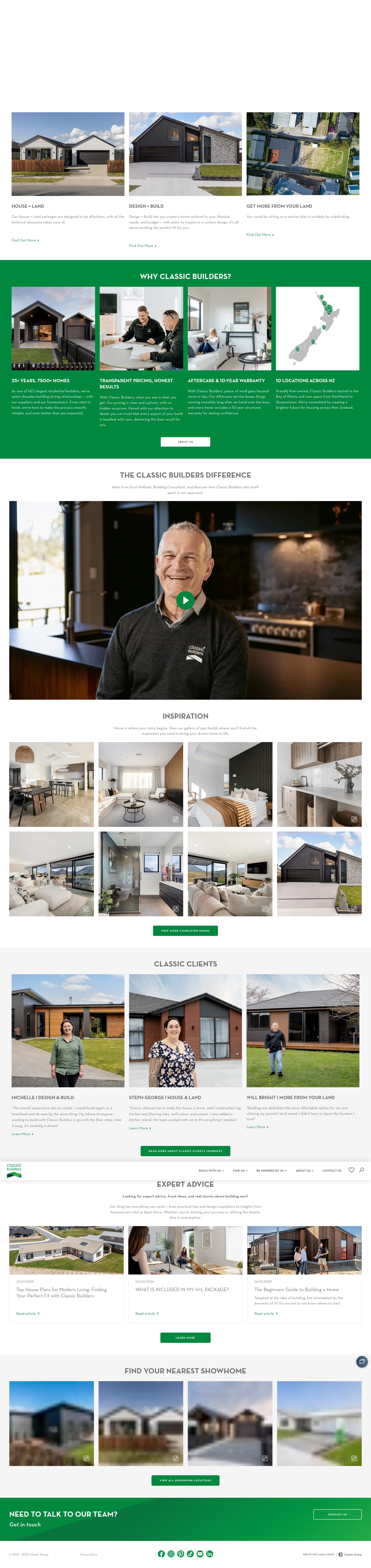 Screenshot of www.classicbuilders.co.nz