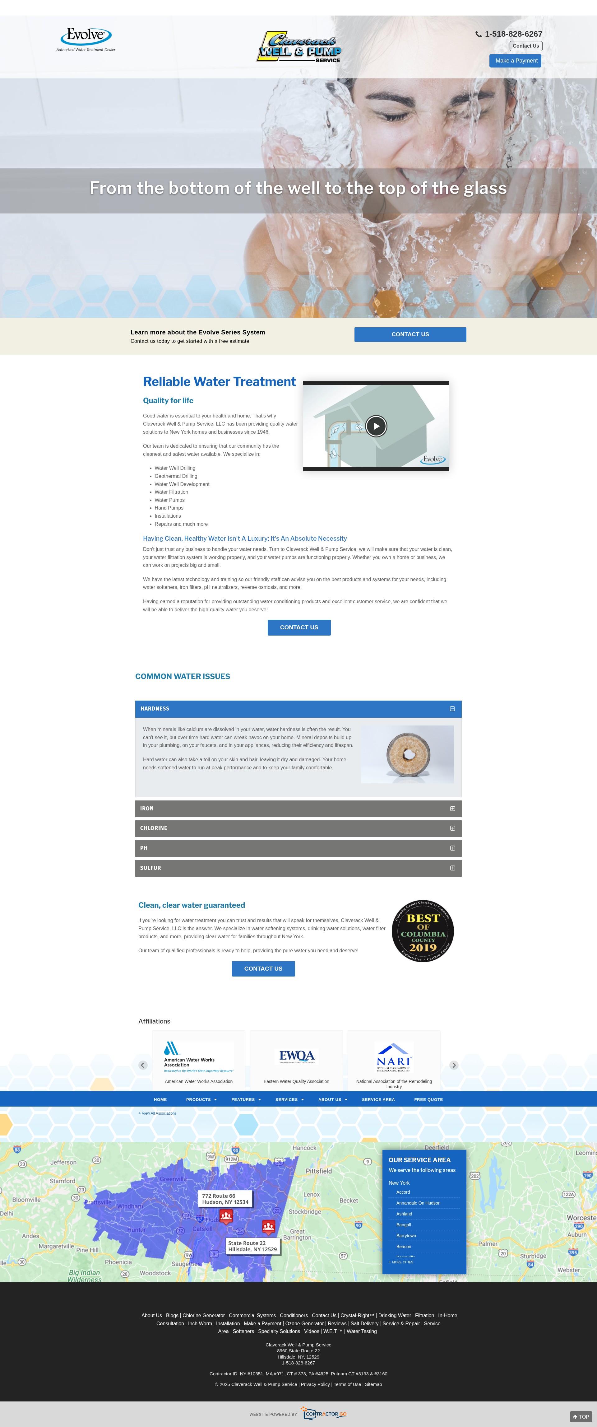 Screenshot of www.claverackpumpservice.com