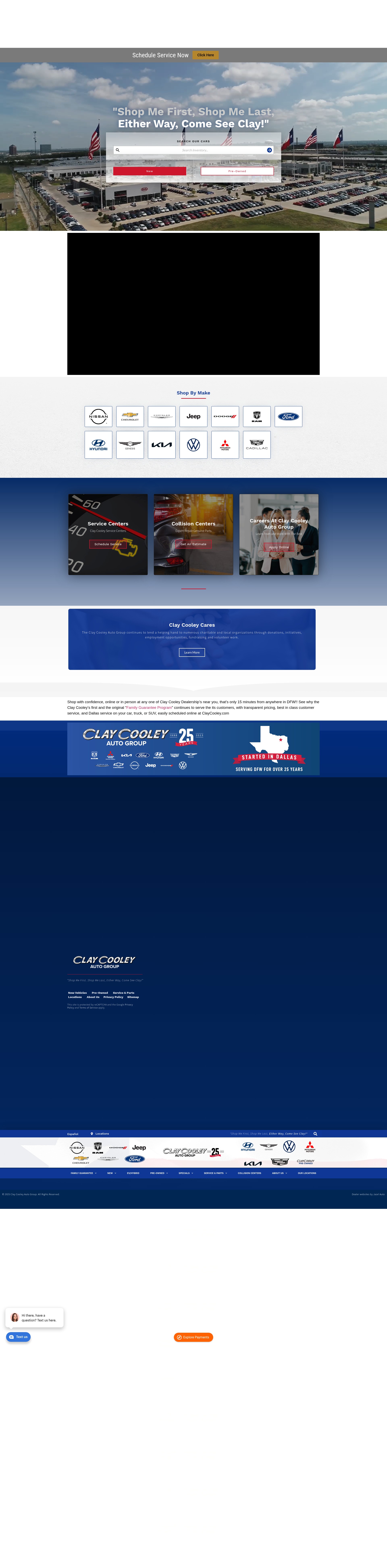 Screenshot of www.claycooley.com