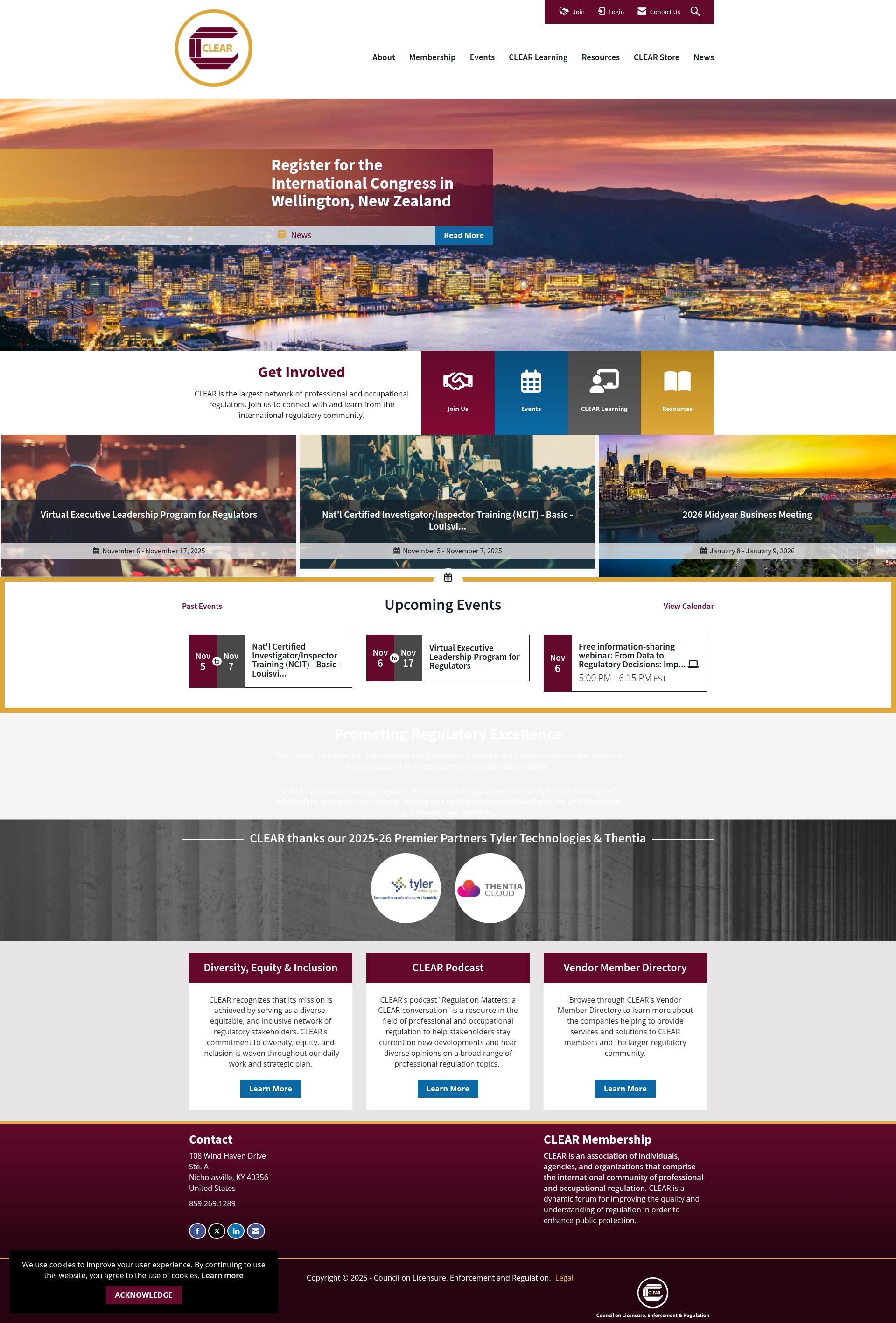 Screenshot of www.clearhq.org